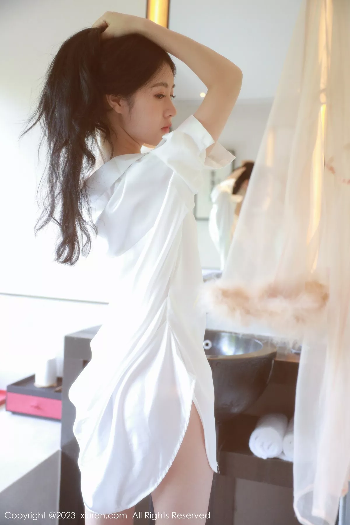 秀人集.com_[XiuRen秀人网]No.6183_模特谢晚晚私房床上脱性感白T秀曼妙身姿美轮美奂迷人诱惑写真44P