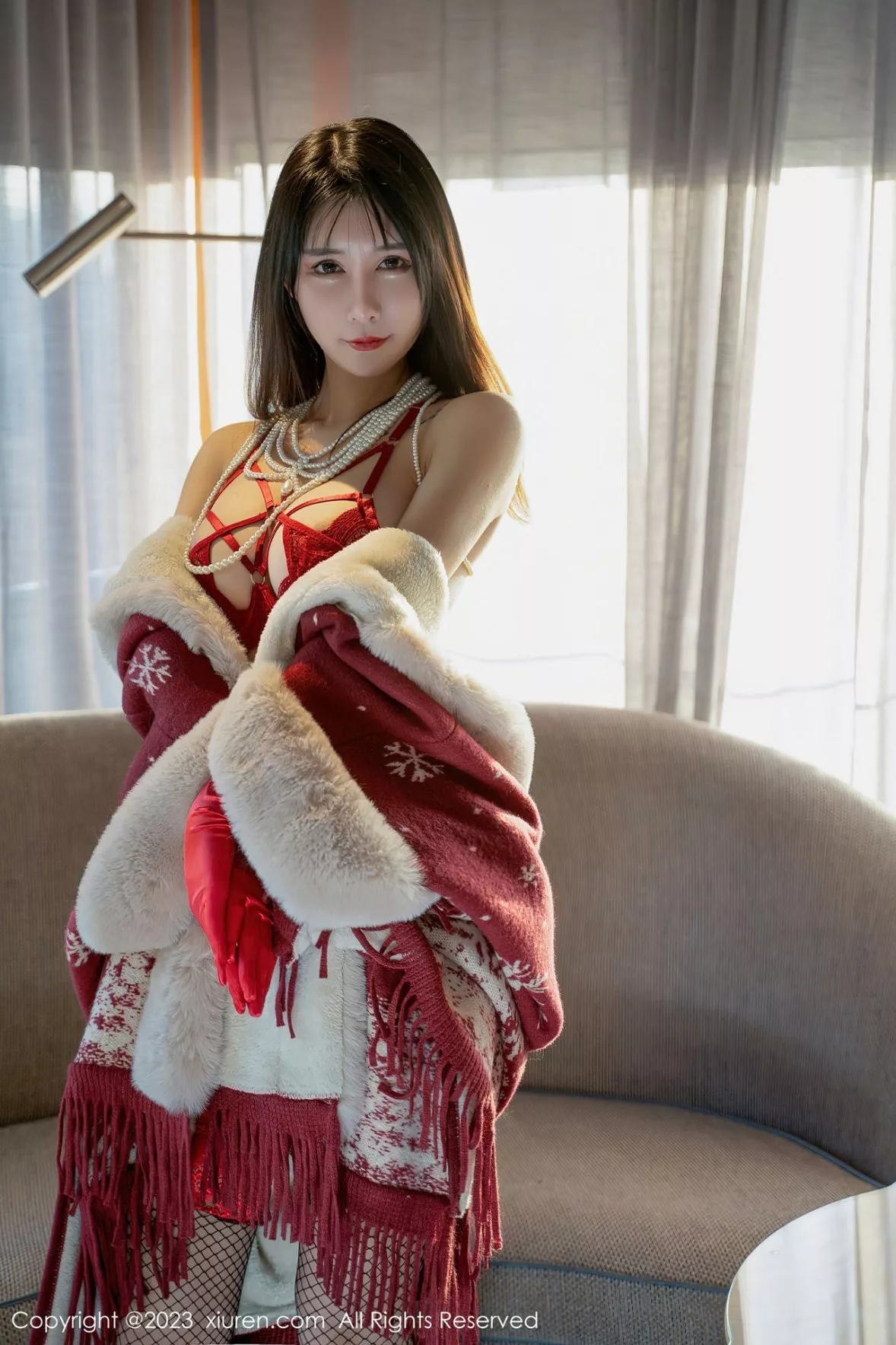 秀人集.com_[XiuRen秀人网]No.6188_模特夏沫沫tifa阳朔旅拍性感红色情趣内衣配黑丝吊袜诱惑写真62P