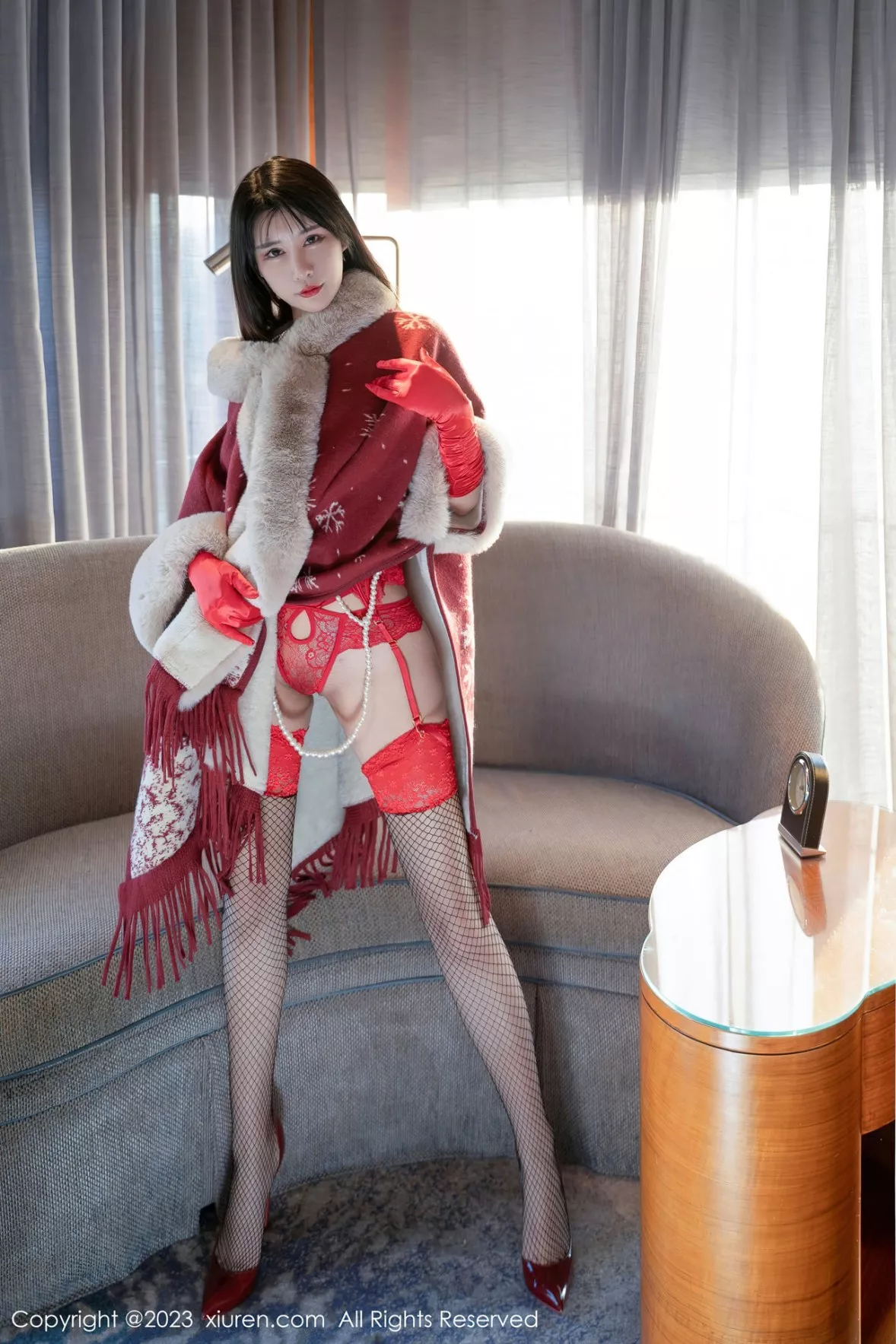 秀人集.com_[XiuRen秀人网]No.6188_模特夏沫沫tifa阳朔旅拍性感红色情趣内衣配黑丝吊袜诱惑写真62P