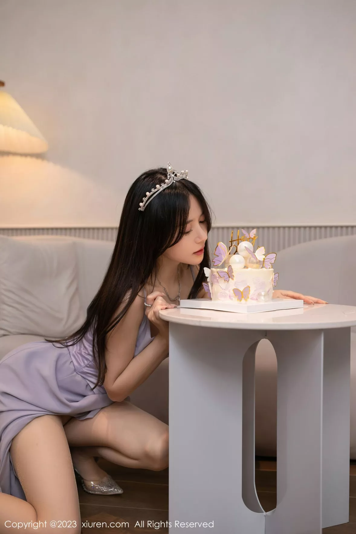 秀人集.com_[XiuRen秀人网]No.6286_模特鱼子酱Fish生日篇主题紫灰色连衣长裙秀曼妙身姿迷人写真83P