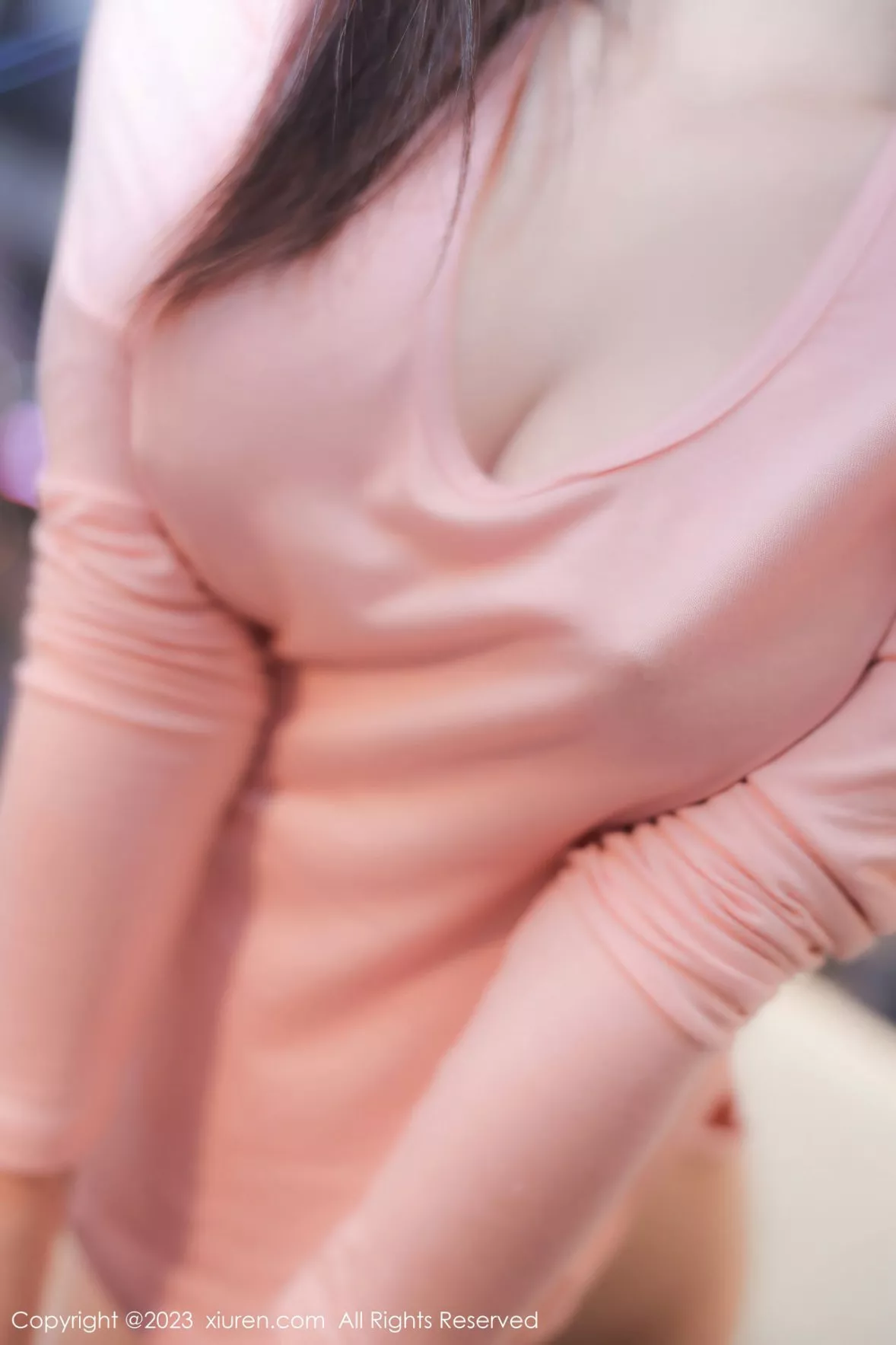 秀人集.com_[XiuRen秀人网]No.6367_模特谢小蒽性感粉色上衣配白短裙露超薄无内肉丝撩人诱惑写真91P