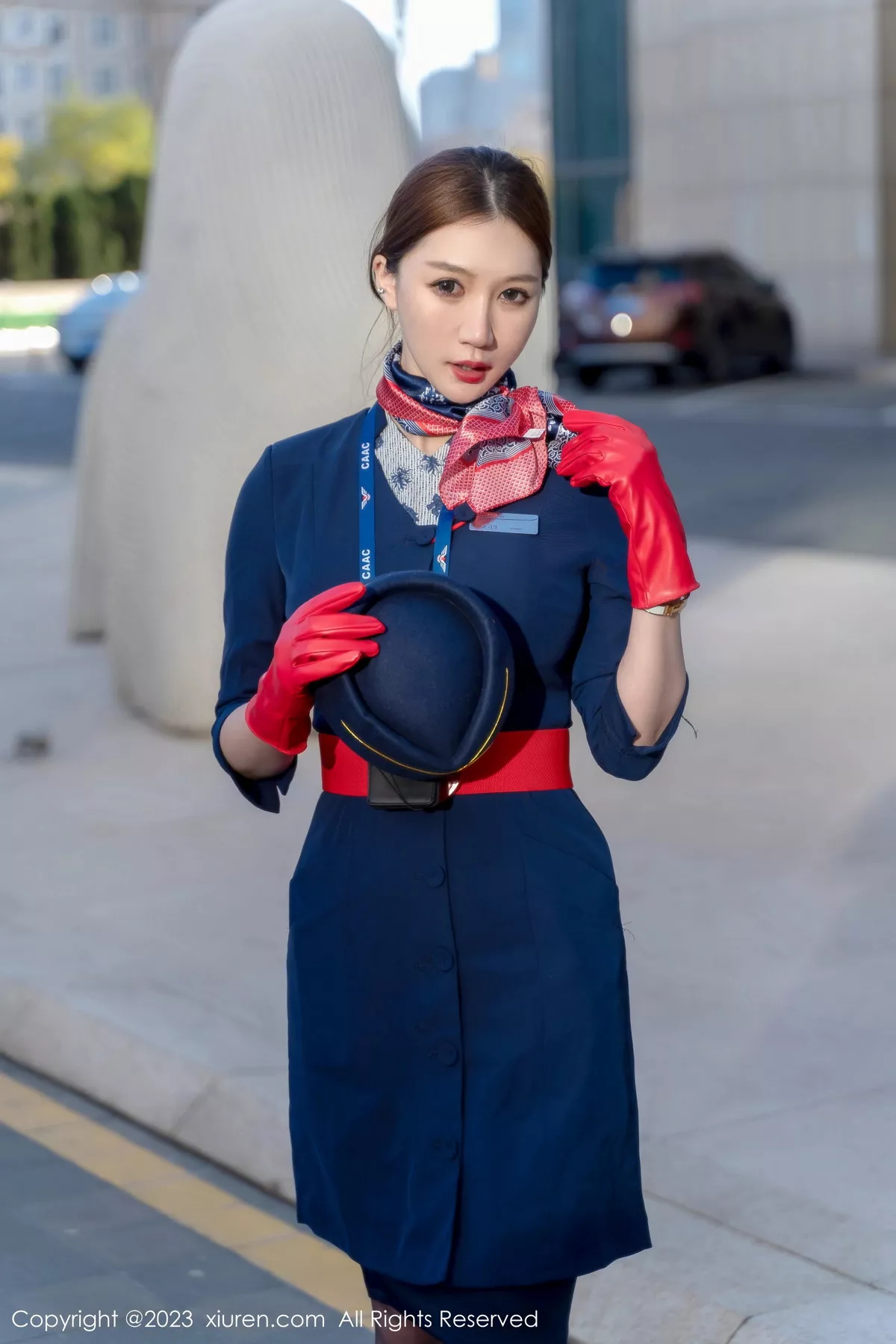 秀人集.com_[XiuRen秀人网]No.6288_模特顾乔楠Cora脱性感空姐制服露黑色内衣配超薄黑丝诱惑写真66P