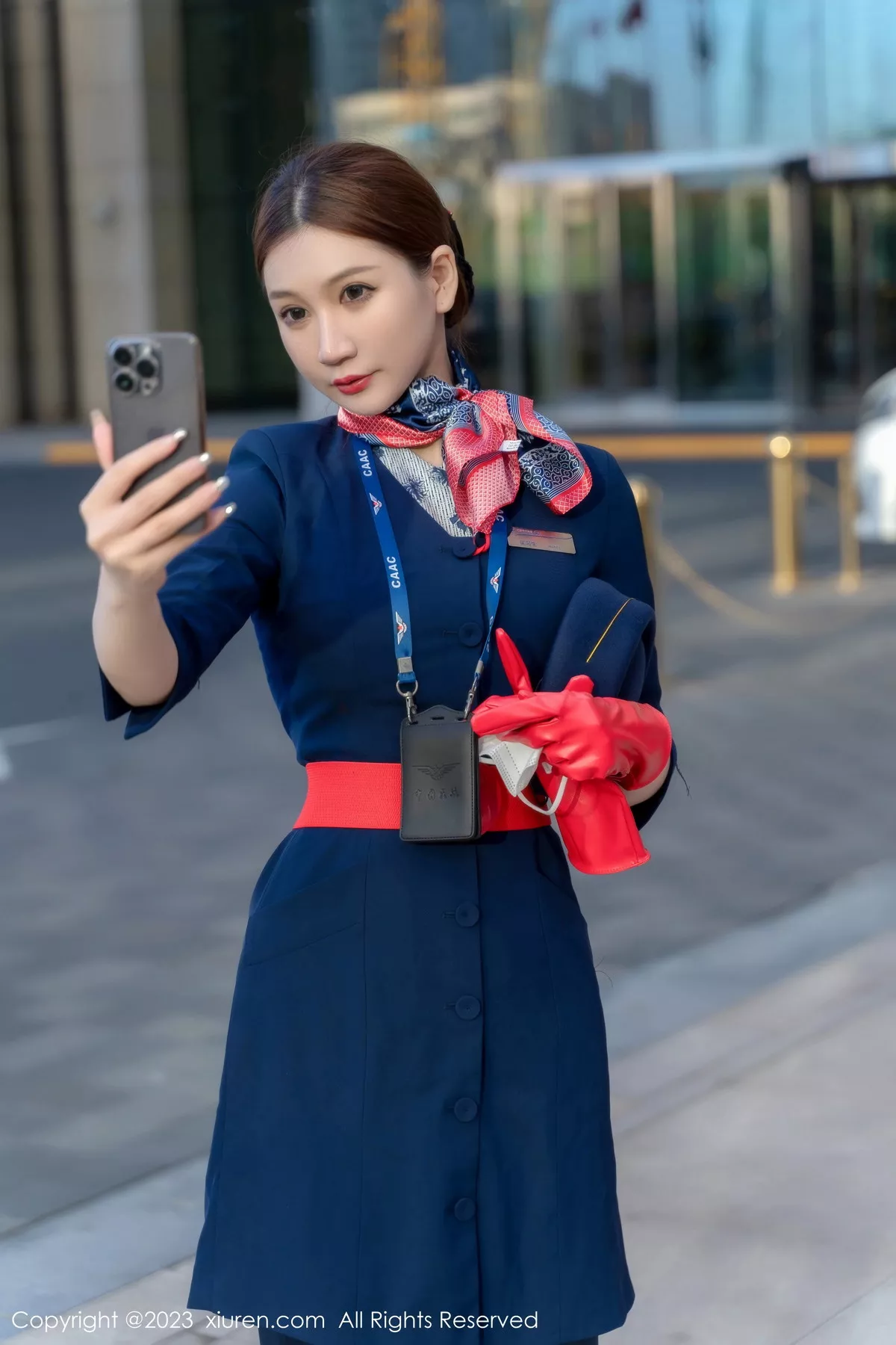 秀人集.com_[XiuRen秀人网]No.6288_模特顾乔楠Cora脱性感空姐制服露黑色内衣配超薄黑丝诱惑写真66P