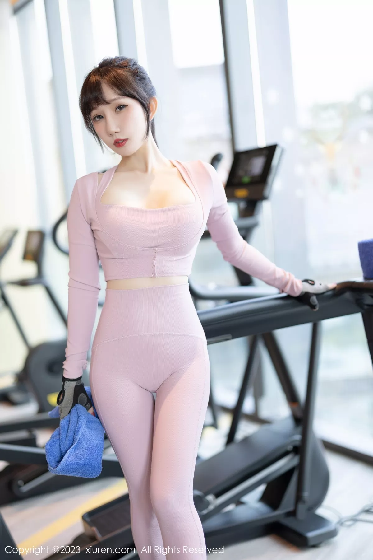 秀人集.com_[XiuRen秀人网]No.6291_模特波巧酱健身房半脱性感粉色运动装秀苗条曼妙身姿诱惑写真80P