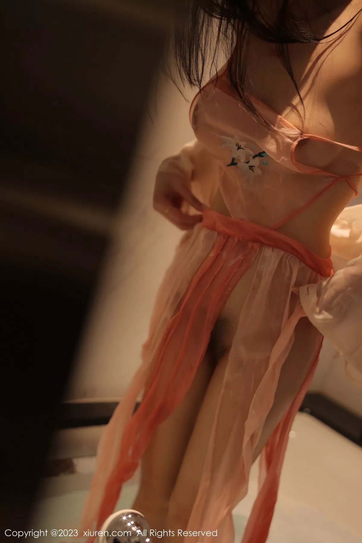 秀人集.com_[XiuRen秀人网]No.6369_新人模特李佳芮cherie性感粉色薄透古装服饰秀惹火身材诱惑写真91P