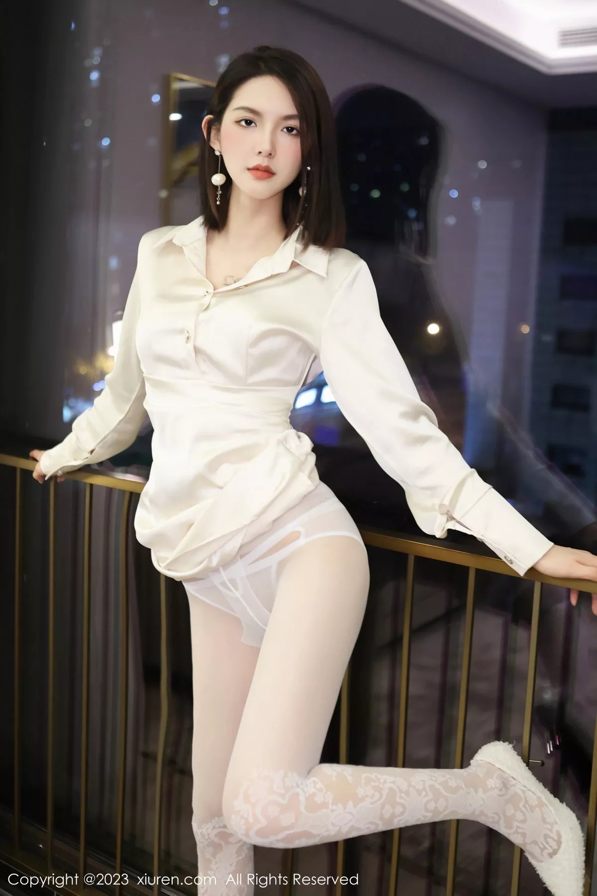 秀人集.com_[XiuRen秀人网]No.6393_模特乔一一脱性感米色连衣短裙露白色内衣秀曼妙身姿诱惑写真92P