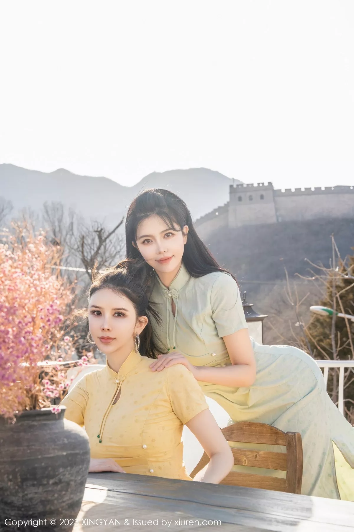 秀人集.com_[XINGYAN星颜社]VOL.183_女神刘钰儿＆李丽莎合集性感轻透旗袍服饰配原色丝袜诱惑写真69P