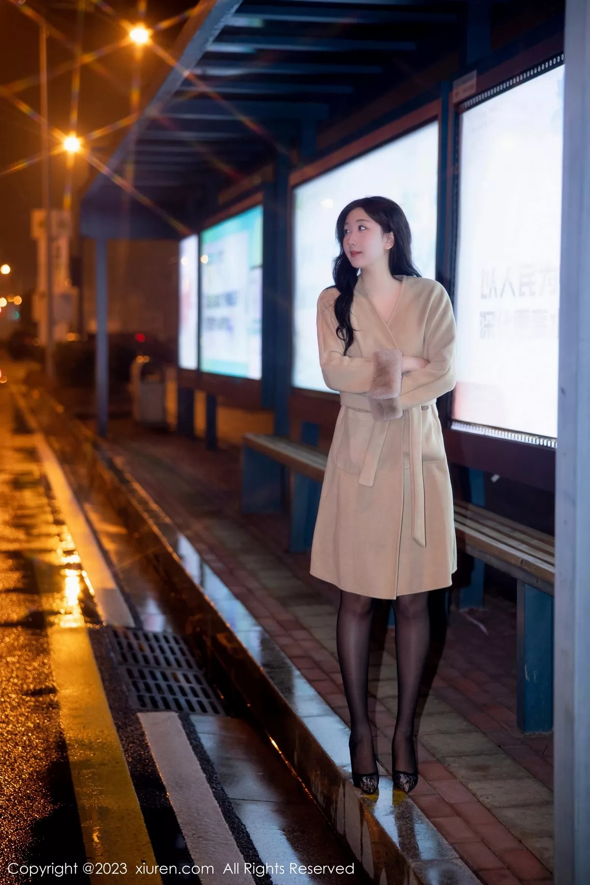 秀人集.com_[XiuRen秀人网]No.6424_模特江真真脱外套露性感蕾丝内衣配黑丝吊袜秀完美身材诱惑写真66P