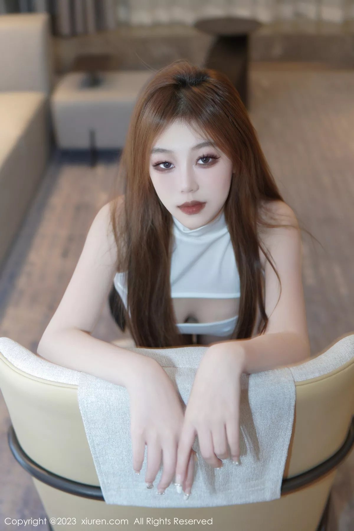 秀人集.com_[XiuRen秀人网]No.6298_模特早川京子性感白上衣配黑短裙露蕾丝内衣超薄黑丝诱惑写真81P