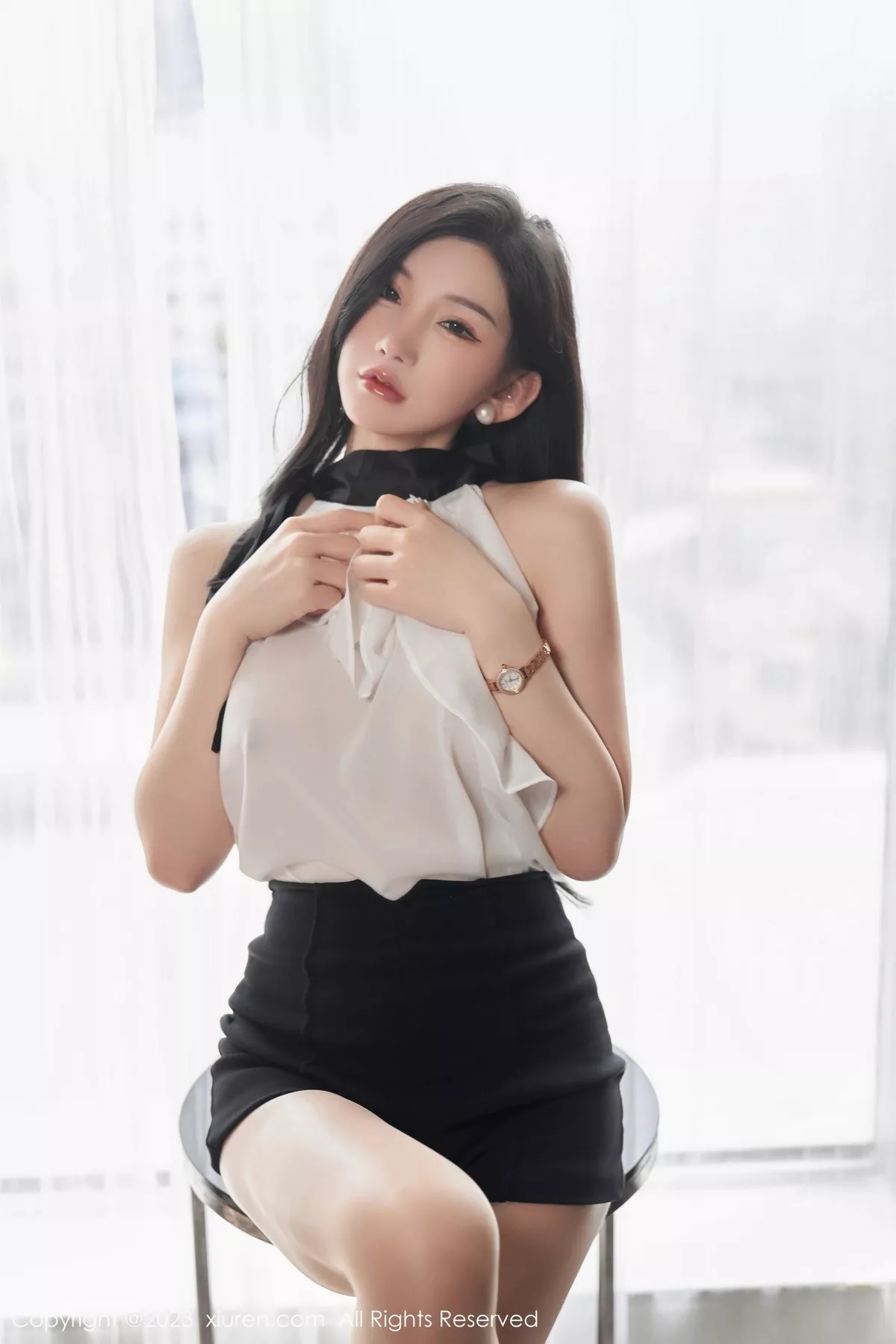 秀人集.com_[XiuRen秀人网]No.6435_女神周于希Sally澳门旅拍白色薄纱服饰配超薄肉丝撩人诱惑写真83P