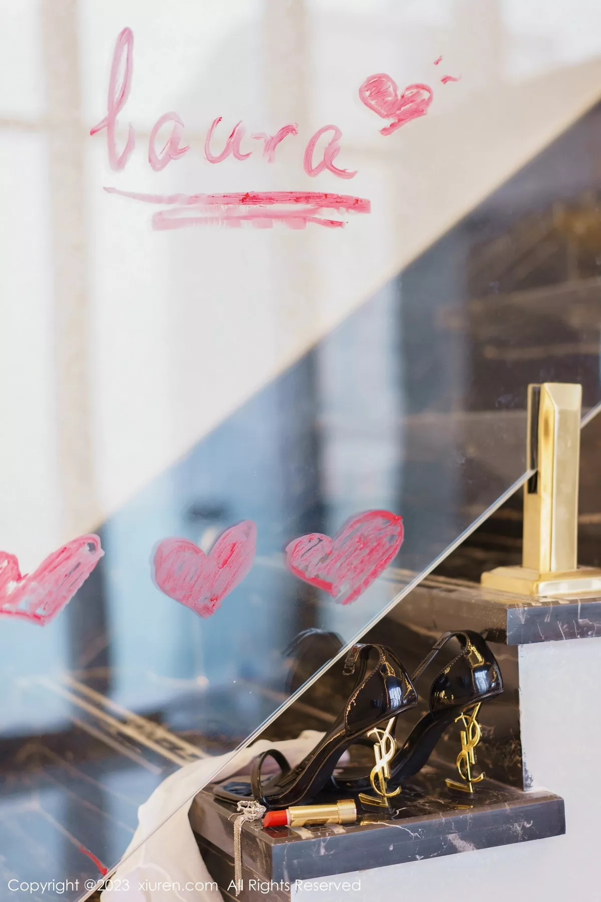 秀人集.com_[XiuRen秀人网]No.6319_模特laura阿姣黑色吊带连衣短裙配渐变丝袜秀完美身材诱惑写真78P