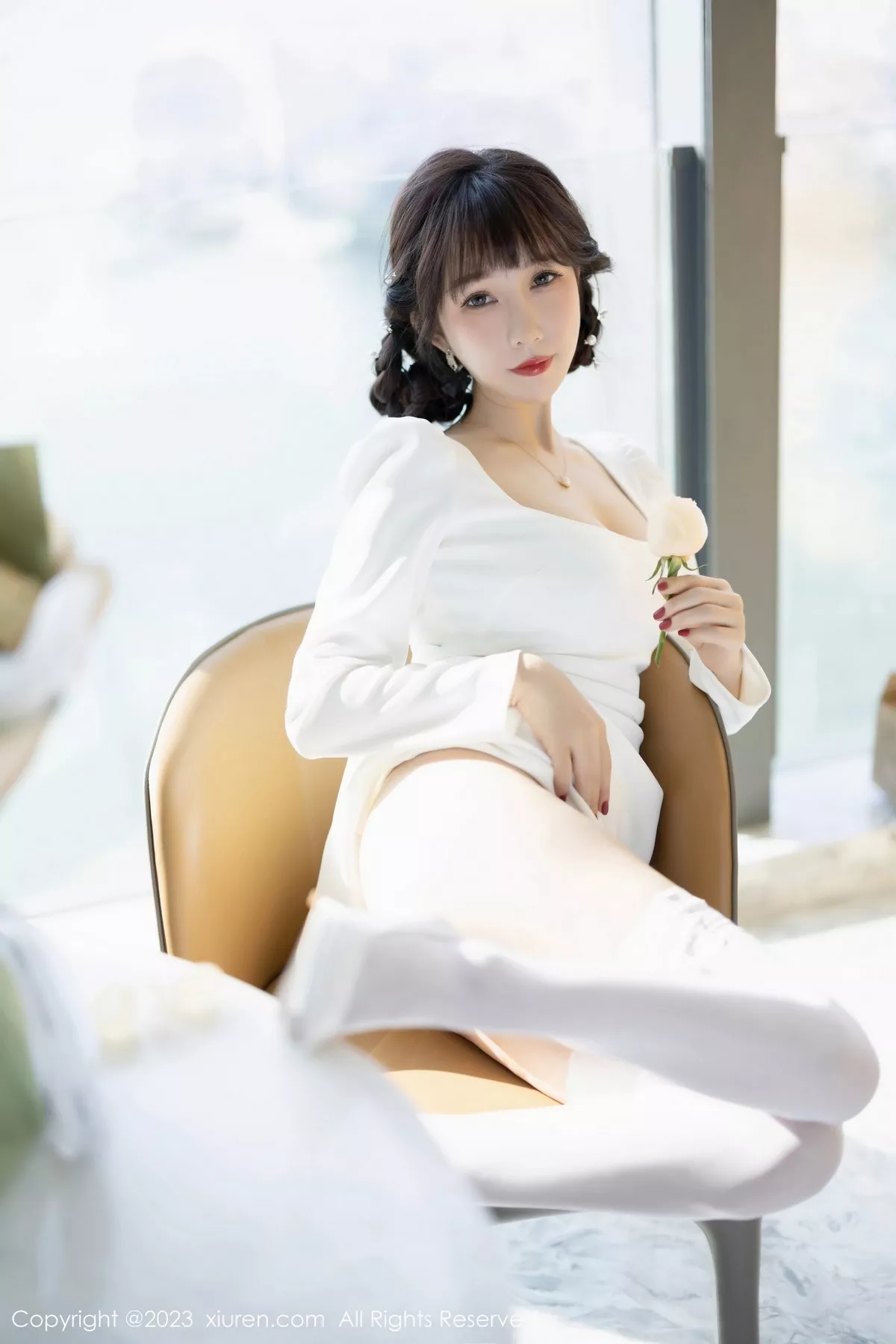 秀人集.com_[XiuRen秀人网]No.6528_模特波巧酱私房露白色蕾丝内衣配白丝吊袜秀惹火身材诱惑写真71P