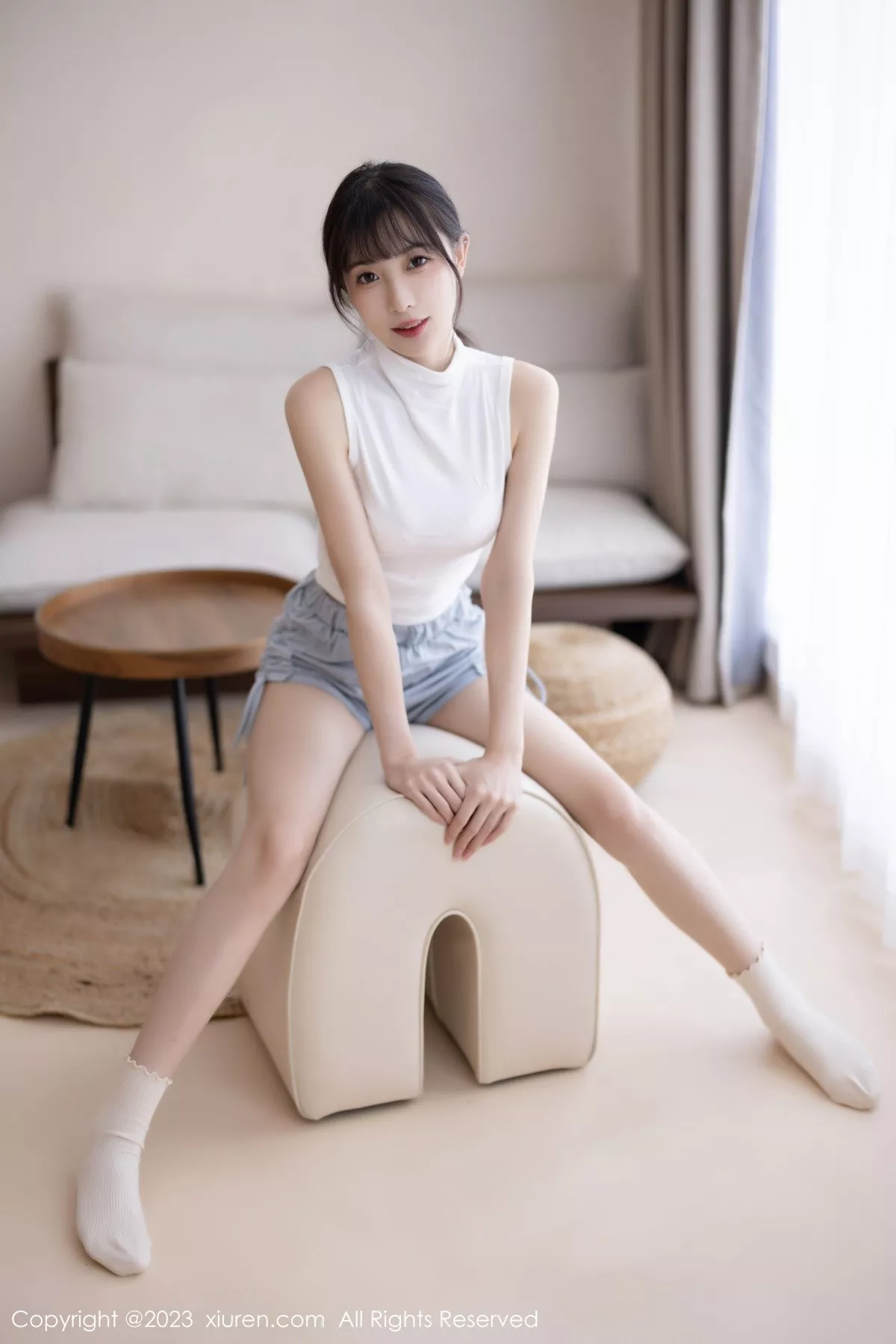 秀人集.com_[XiuRen秀人网]No.6455_模特林星阑蓝灰色连衣短裙露米色蕾丝内衣秀曼妙身姿诱惑写真83P