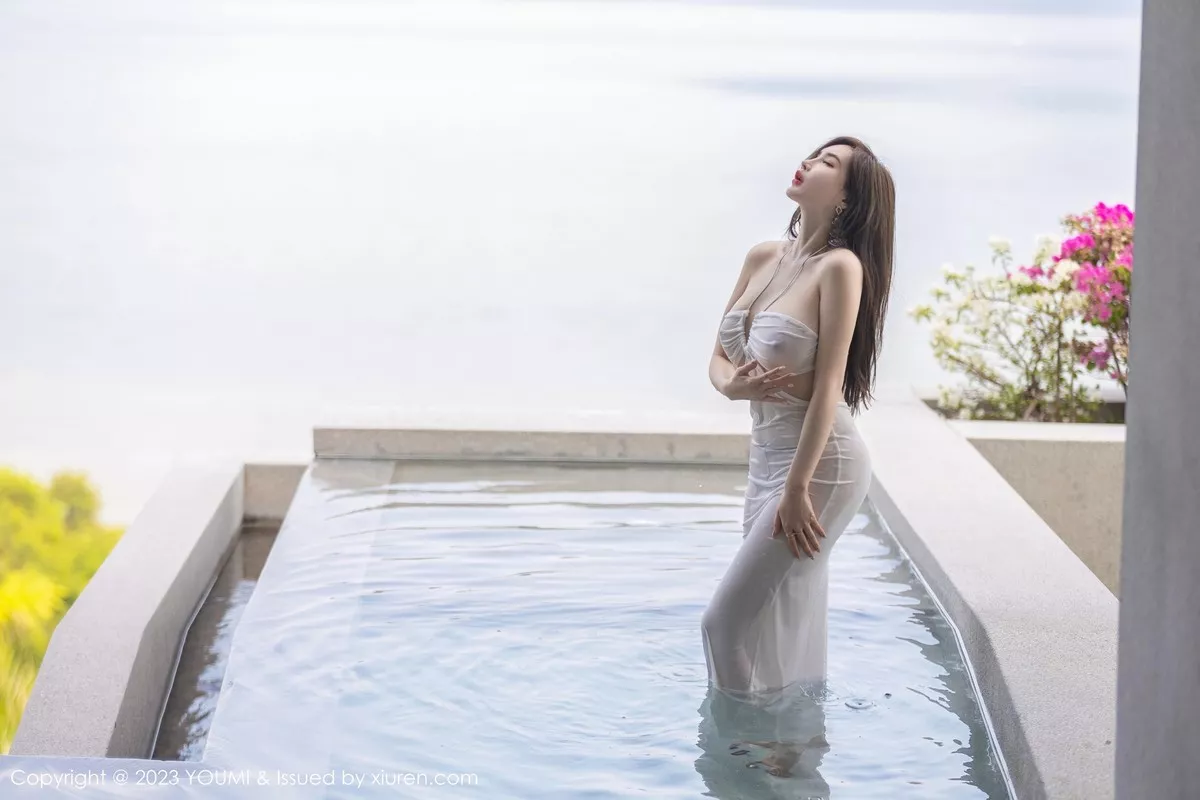 秀人集.com_[YouMi尤蜜荟]Vol.931_女神Carol周妍希白色轻透连身裙配超薄肉丝秀丰满身材诱惑写真88P