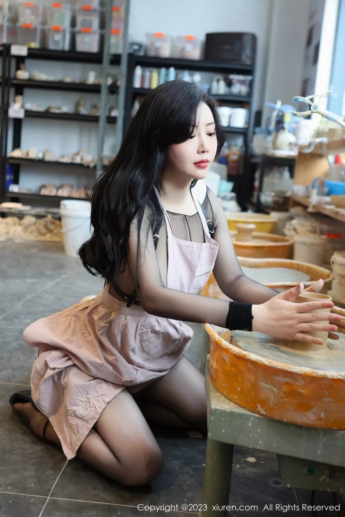 秀人集.com_[XiuRen秀人网]No.6647_模特王婉悠Queen性感黑色轻透情趣服露豪乳遮点火辣诱惑写真81P