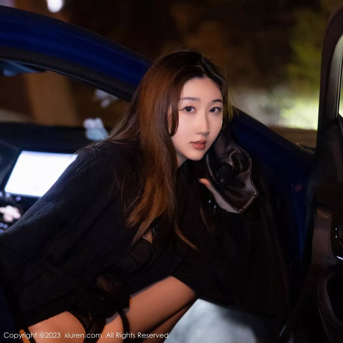 秀人集.com_[XiuRen秀人网]No.6650_模特江真真性感黑色薄透情趣内衣配黑丝吊袜秀惹火身材诱惑写真88P