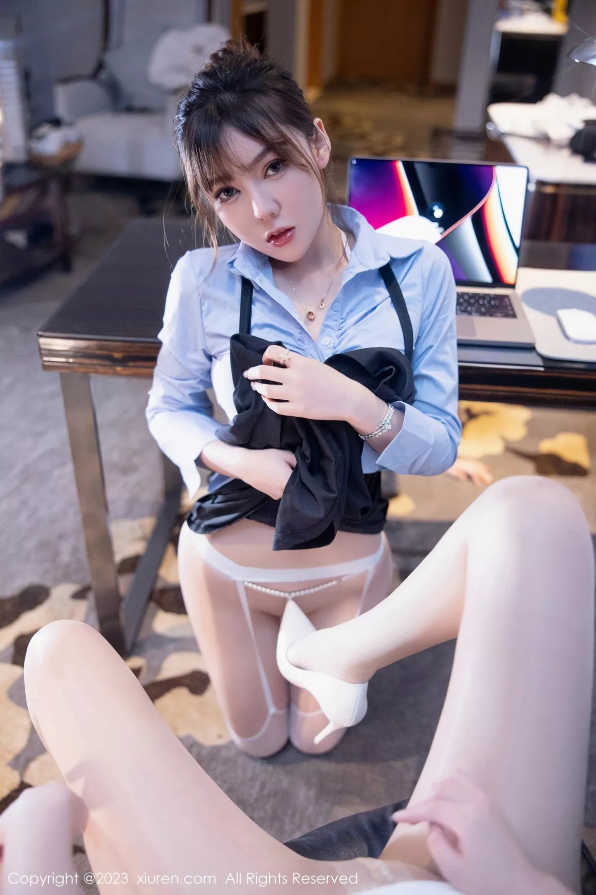 秀人集.com_[XiuRen秀人网]No.6645_模特萌汉药baby＆arude薇薇性感姐妹花超薄肉丝秀美腿诱惑写真82P