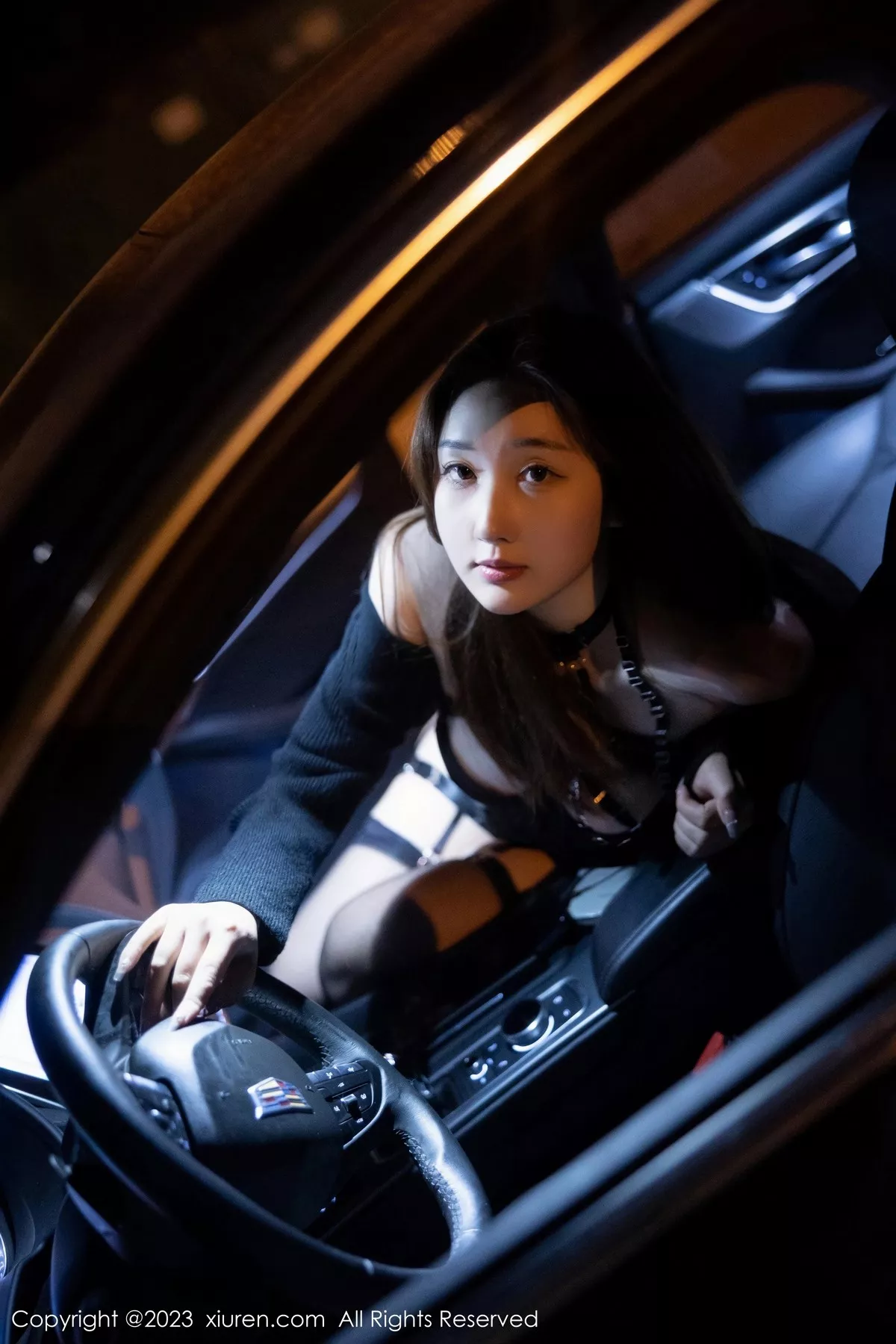 秀人集.com_[XiuRen秀人网]No.6650_模特江真真性感黑色薄透情趣内衣配黑丝吊袜秀惹火身材诱惑写真88P