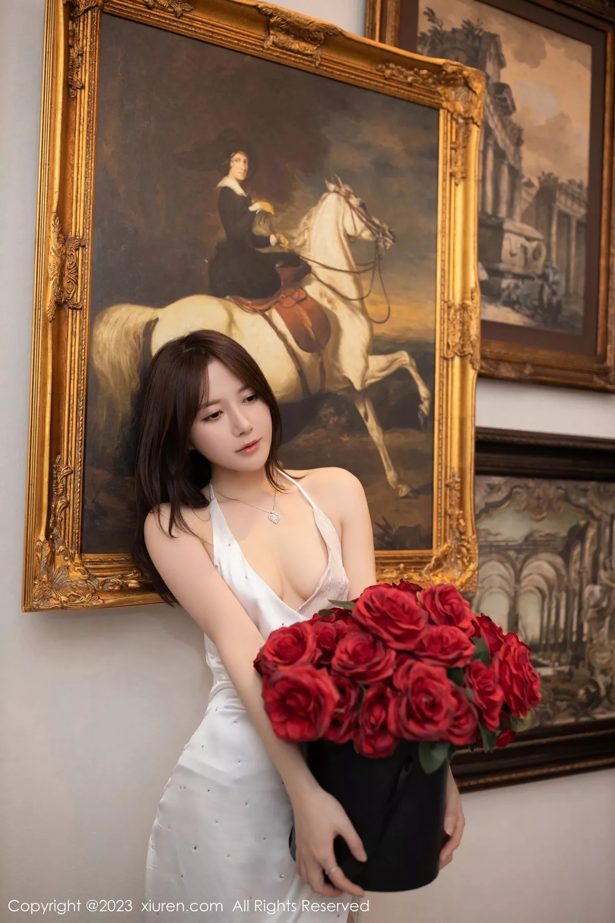 秀人集.com_[XiuRen秀人网]No.6732_模特鱼子酱Fish性感白色连衣裙配原色丝袜秀曼妙身姿诱惑写真80P