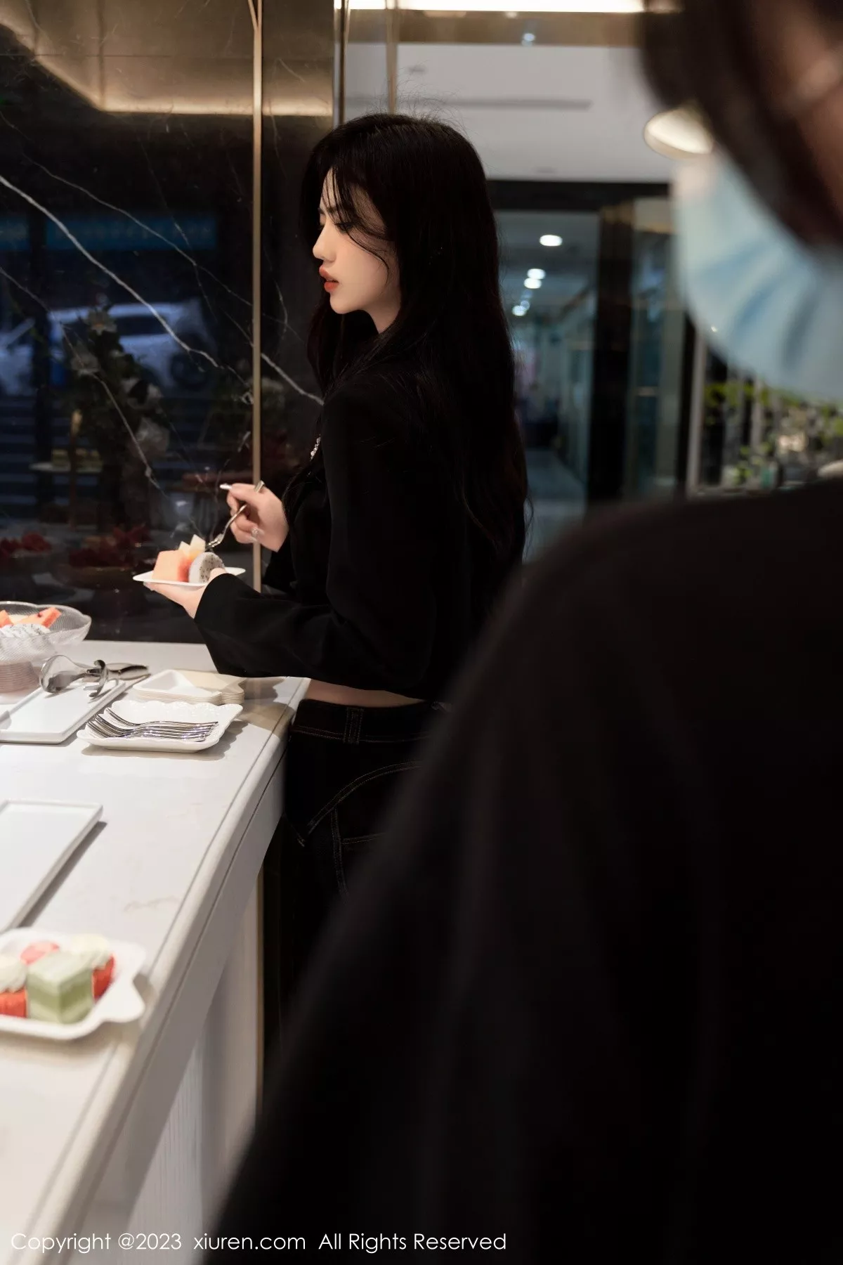 秀人集.com_[XiuRen秀人网]No.6874_模特浅浅Danny性感黑色轻透内衣配超薄肉丝秀丰腴身姿诱惑写真89P