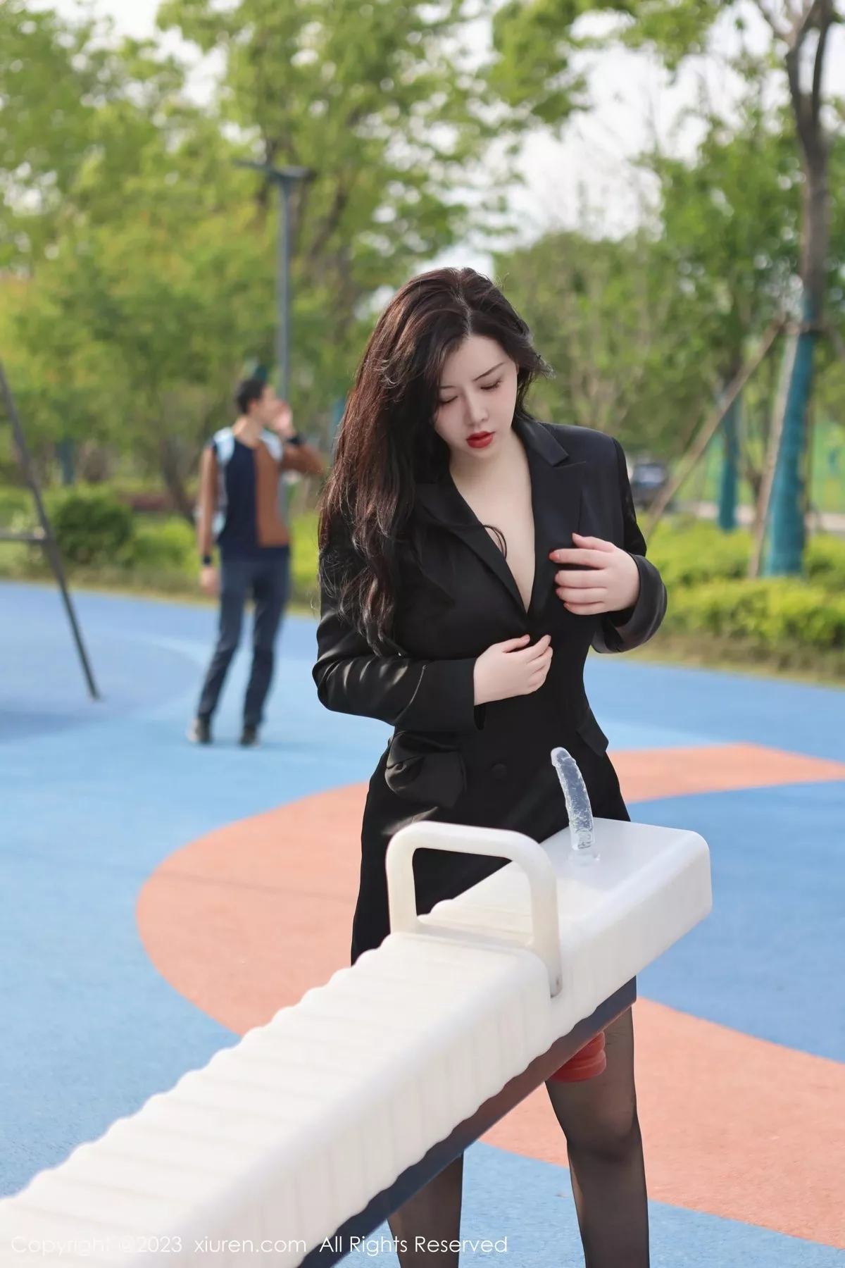 秀人集.com_[XiuRen秀人网]No.6805_模特王婉悠Queen黑色蕾丝情趣服配黑丝袜秀惹火身材诱惑写真75P