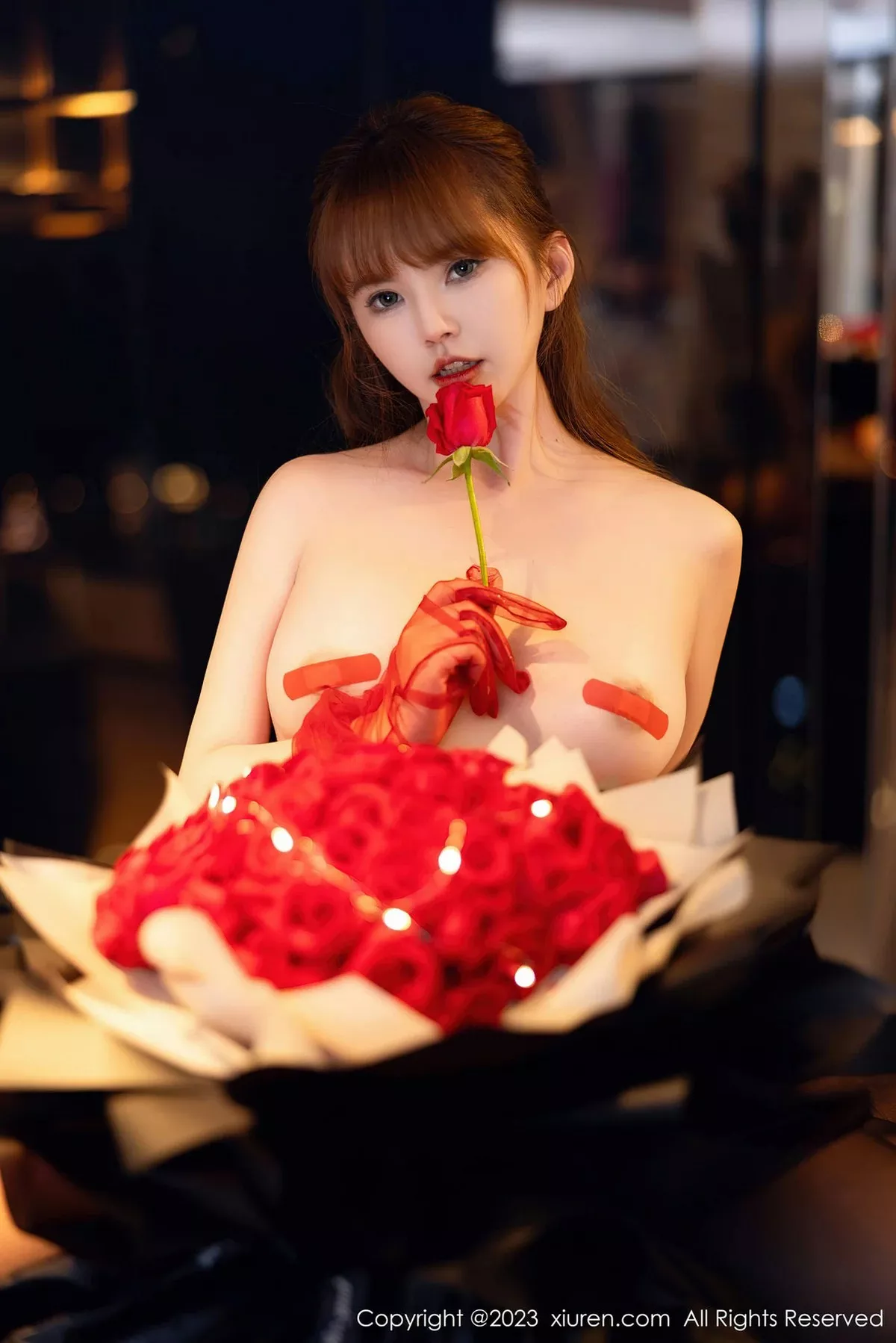 秀人集.com_[XiuRen秀人网]No.6981_模特张思允Nice性感红色轻透情趣内衣露豪乳遮点惹火诱惑写真71P