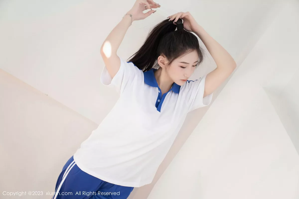 秀人集.com_[XiuRen秀人网]No.7110_模特沈青黛脱性感学生制服露白色蕾丝内衣秀完美身材诱惑写真107P