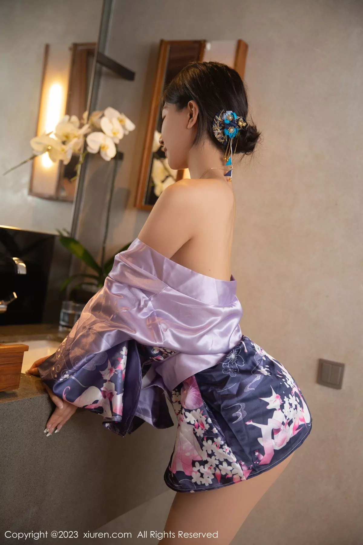 秀人集.com_[XiuRen秀人网]No.7109_模特熊小诺性感日式紫色和服配开档肉丝秀曼妙身姿迷人诱惑写真70P
