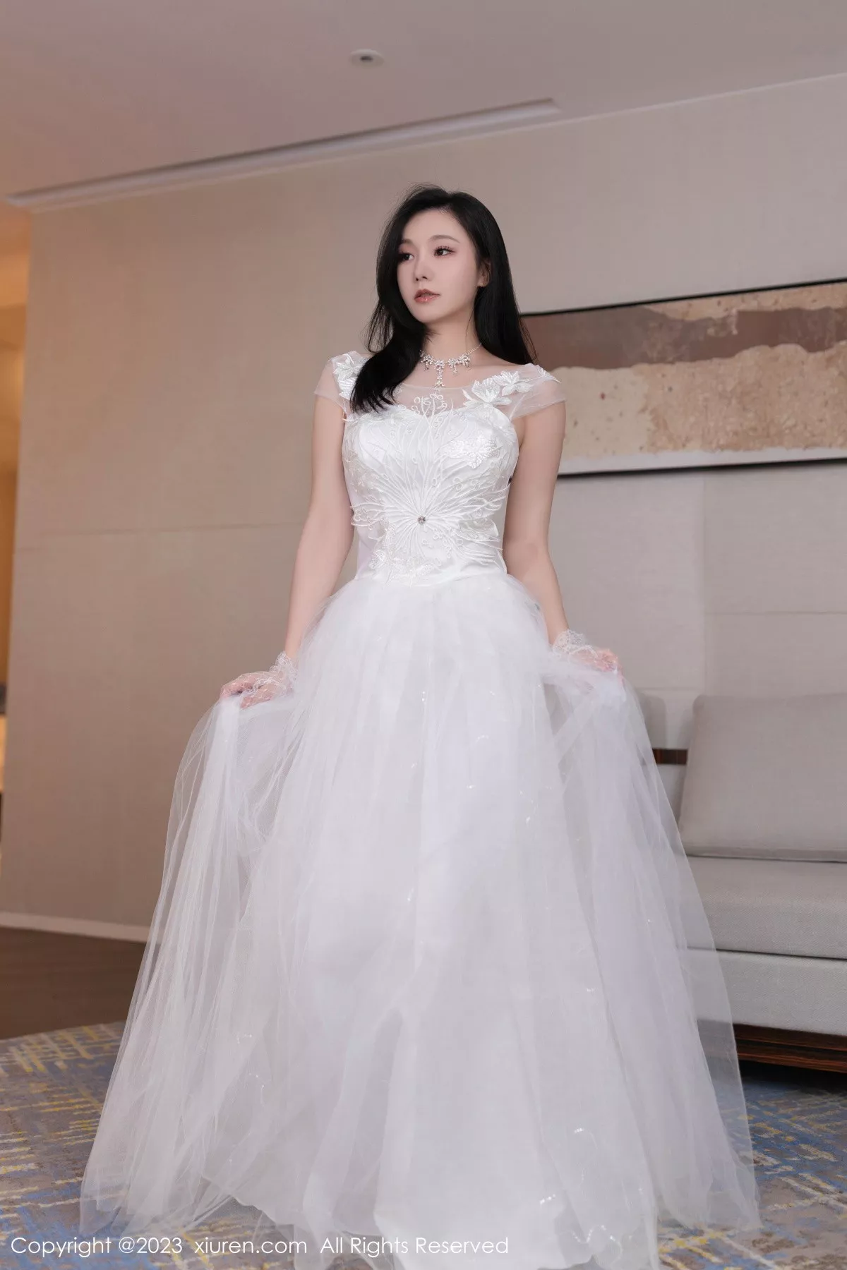 秀人集.com_[XiuRen秀人网]No.7201_模特安然anran私房脱性感白色婚纱长裙秀惹火身材撩人诱惑写真79P