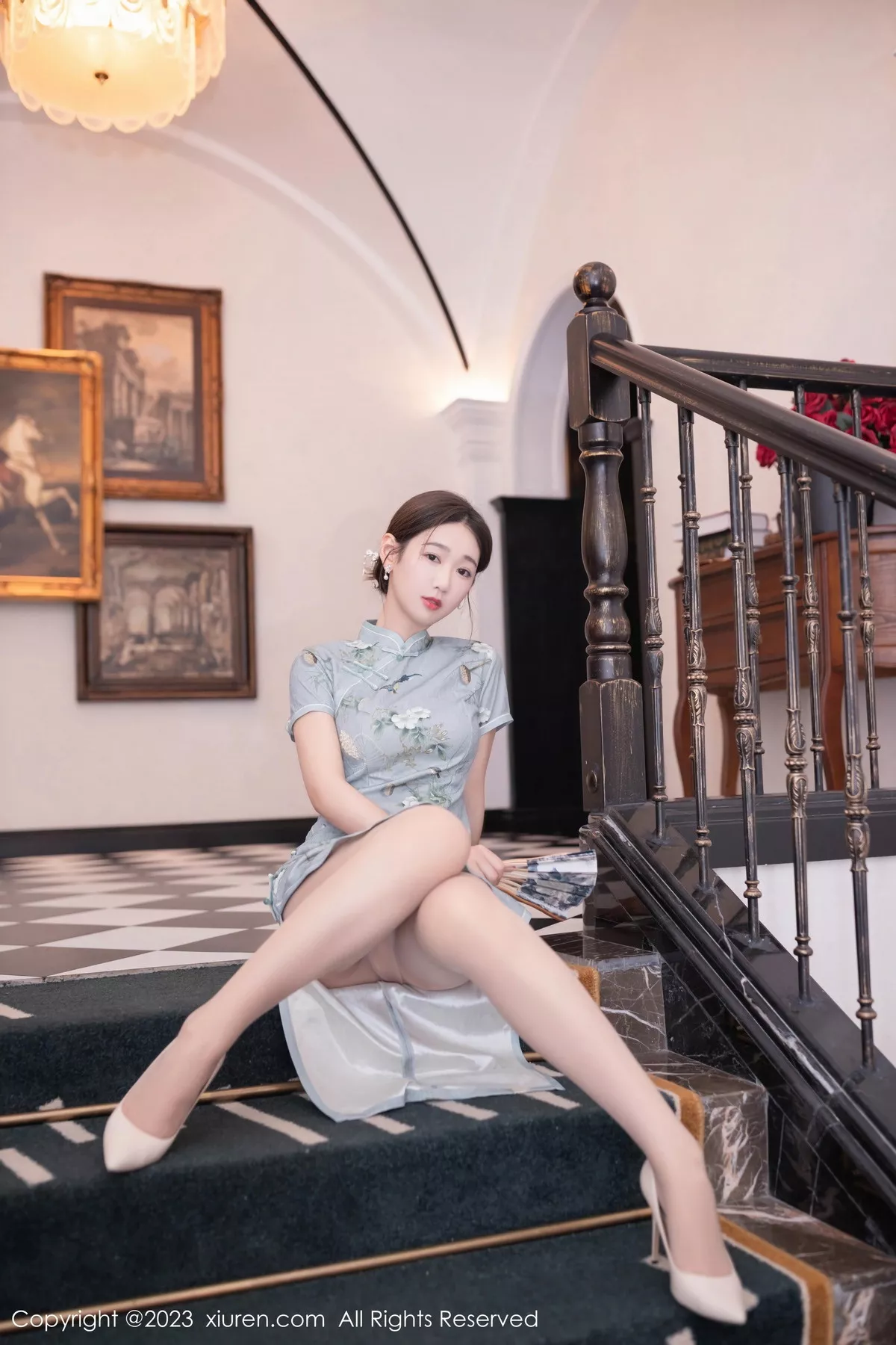 秀人集.com_[XiuRen秀人网]No.7232_模特唐安琪私房浴室性感浅色内衣配原色丝袜秀曼妙身姿诱惑写真76P