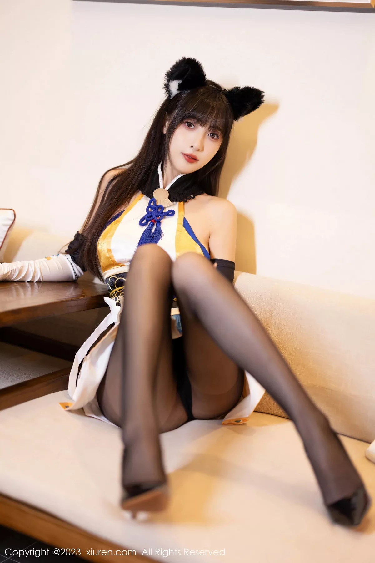 秀人集.com_[XiuRen秀人网]No.7231_模特林星阑性感连衣短裙+豹纹内衣配白丝袜秀曼妙身姿诱惑写真90P