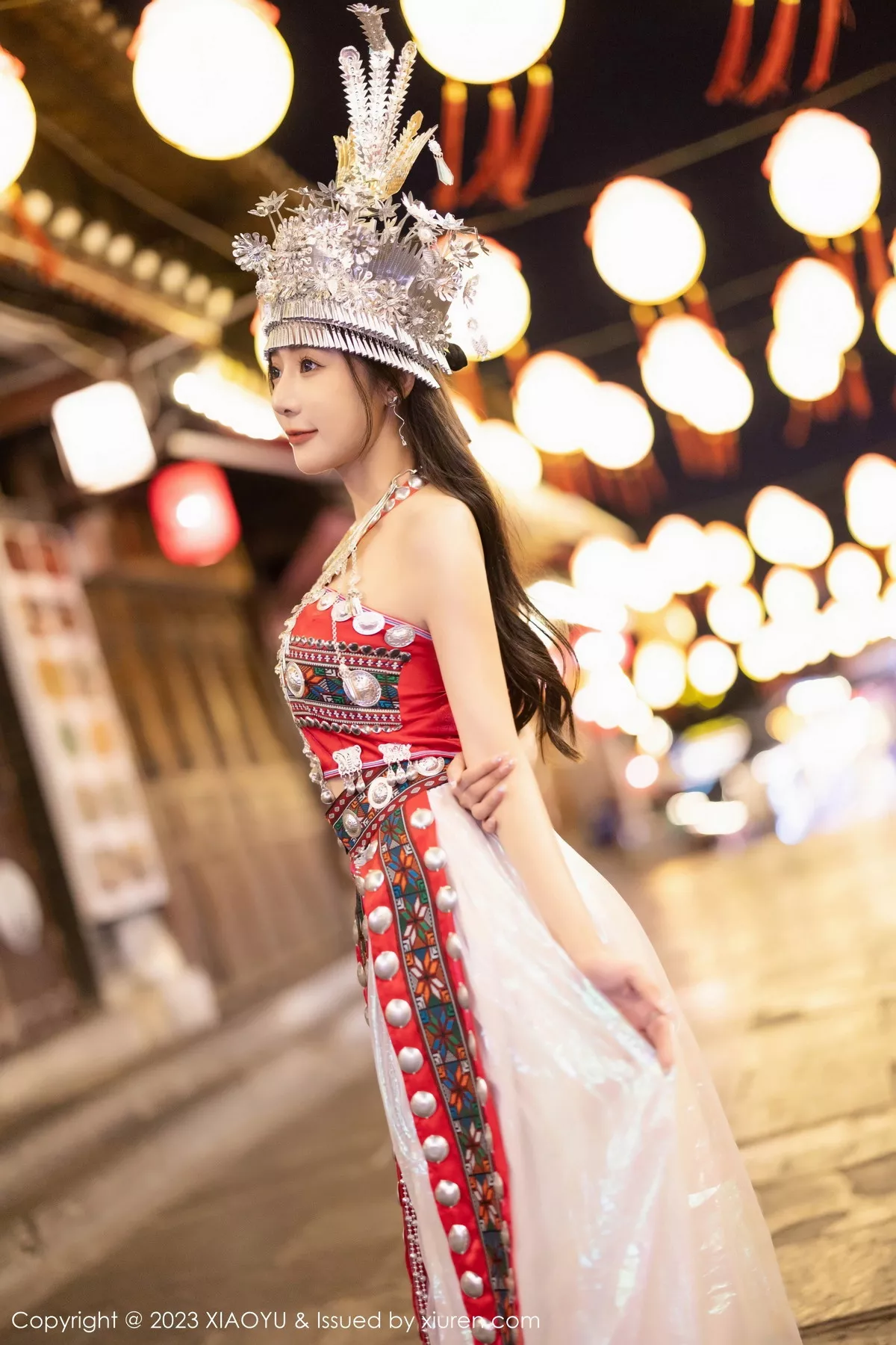 秀人集.com_[XiaoYu画语界]Vol.1091_女神王馨瑶yanni性感黑色薄纱服配开档黑丝秀曼妙身姿诱惑写真82P