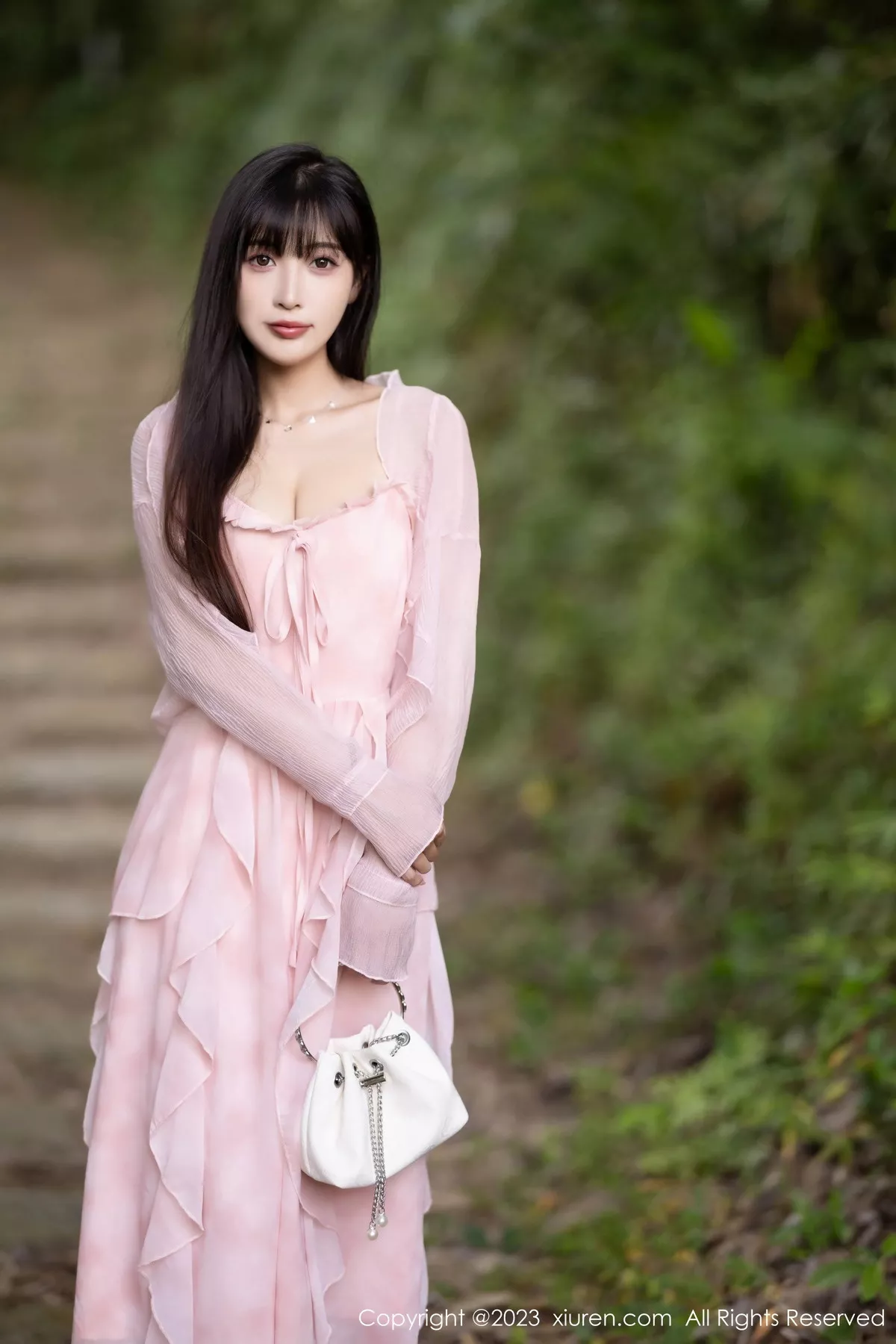 秀人集.com_[XiuRen秀人网]No.7263_模特林星阑性感粉色连衣长裙露粉色内衣配粉丝袜完美诱惑写真83P