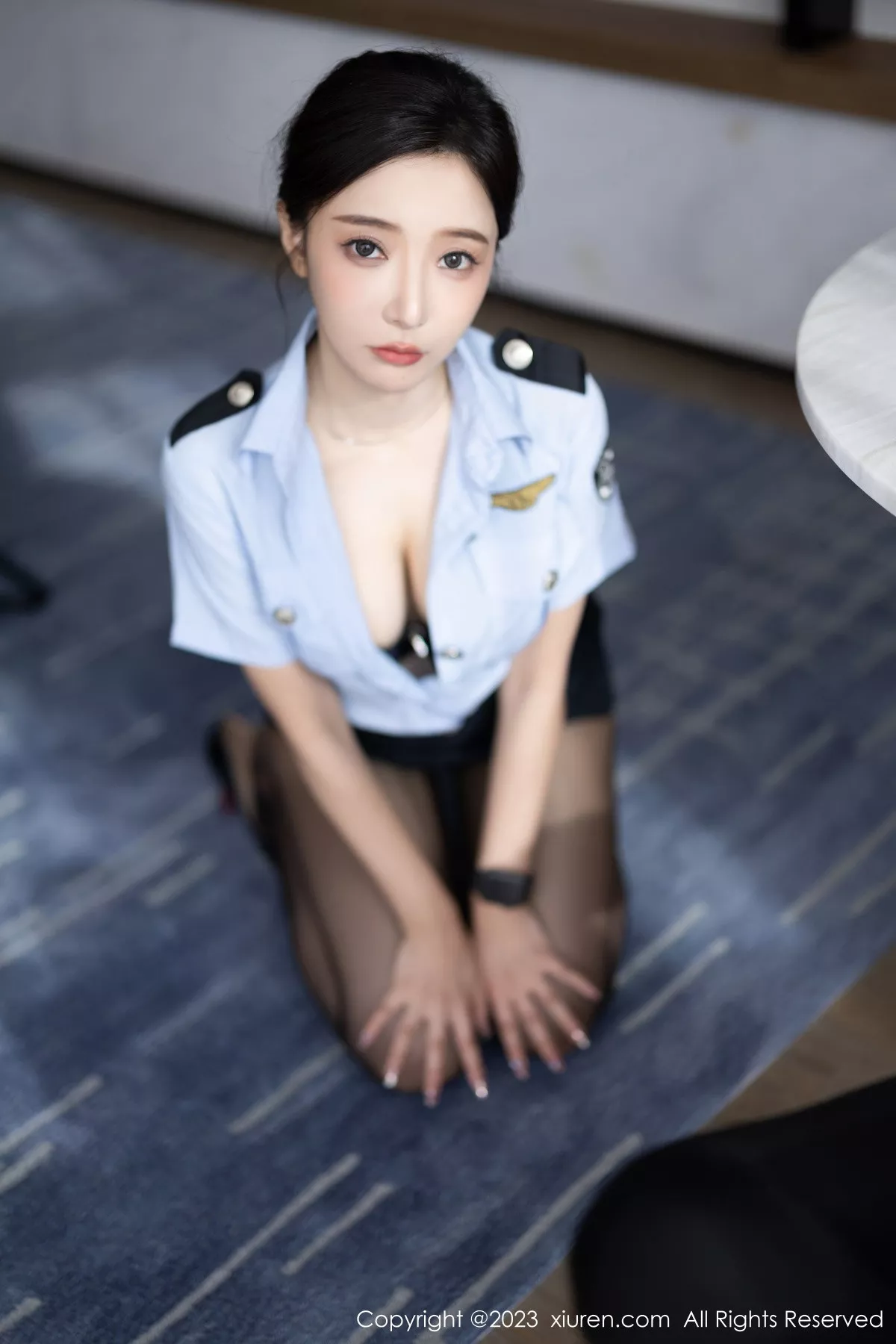 秀人集.com_[XiuRen秀人网]No.7340_女神王馨瑶yanni性感女警制服露黑色蕾丝内衣秀惹火身材诱惑写真82P