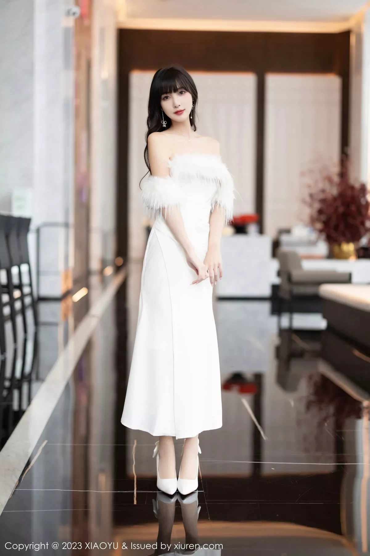 秀人集.com_[XiaoYu画语界]Vol.1120_模特林星阑白色蕾丝情趣内衣+露肩连衣裙秀曼妙身姿诱惑写真102P