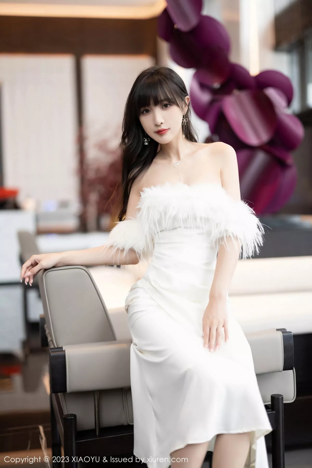 秀人集.com_[XiaoYu画语界]Vol.1120_模特林星阑白色蕾丝情趣内衣+露肩连衣裙秀曼妙身姿诱惑写真102P