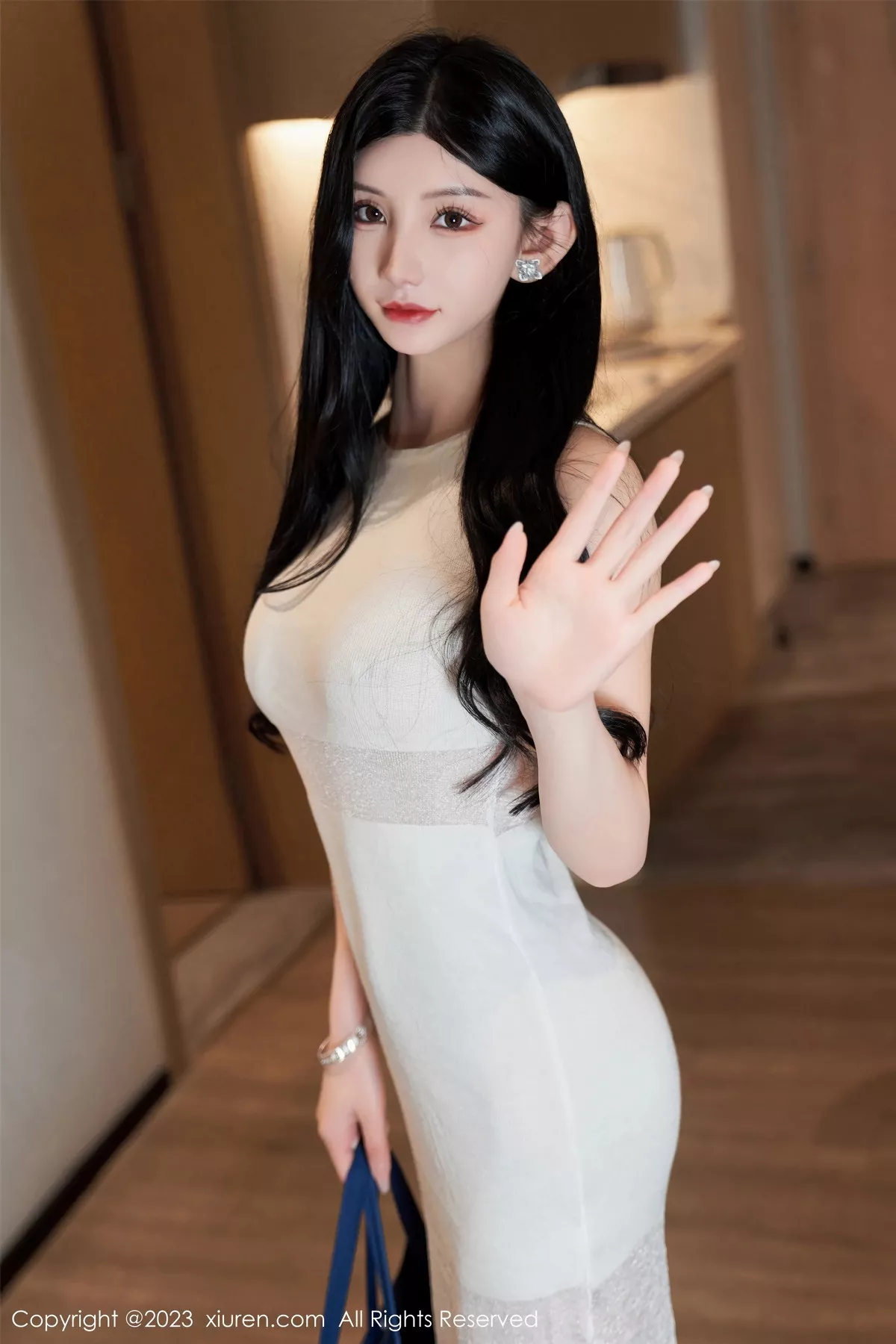 秀人集.com_[XiuRen秀人网]No.7510_女神周于希Sally黑色女仆装+白色蕾丝内衣秀完美身材诱惑写真84P