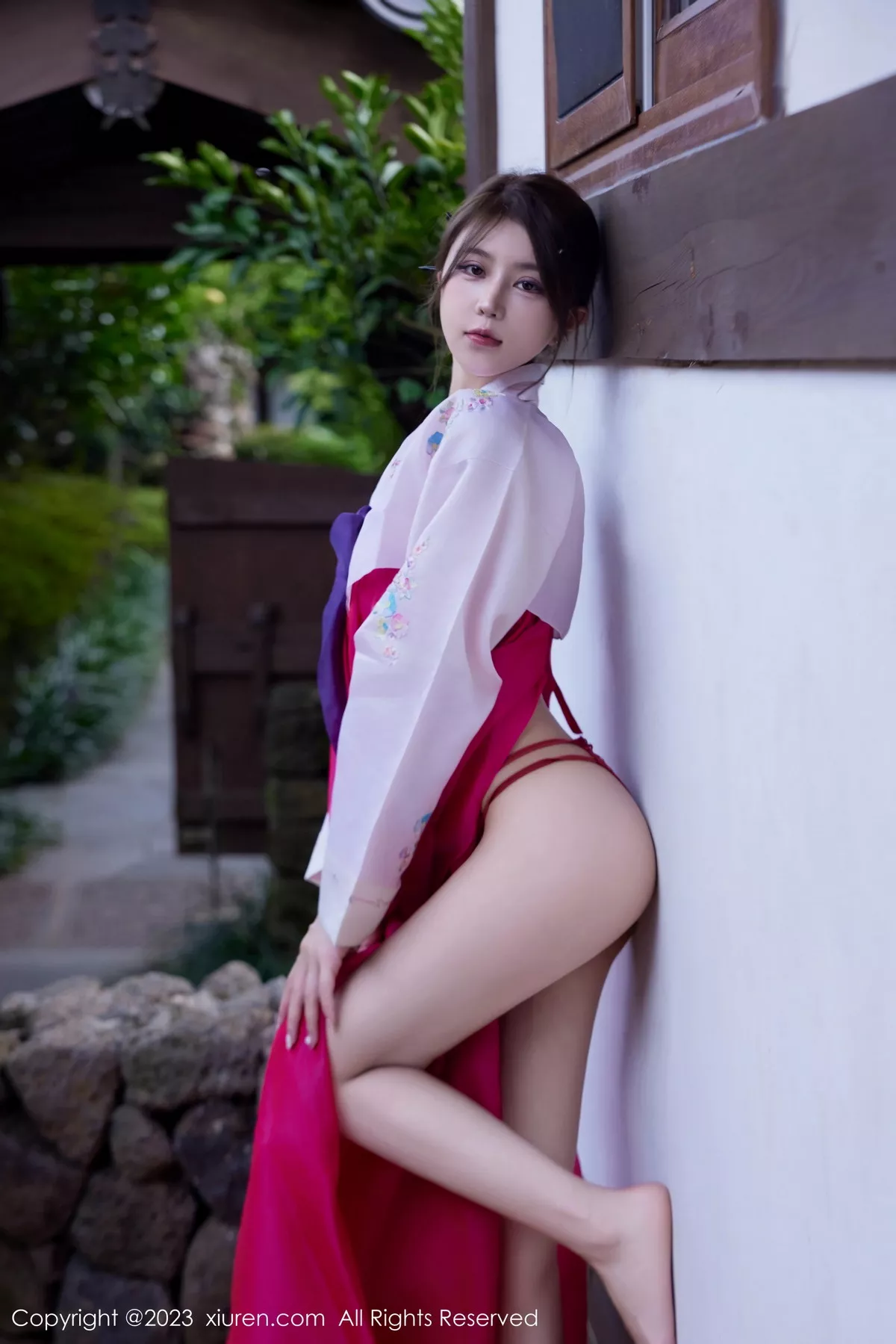 秀人集.com_[XiuRen秀人网]No.7522_模特tina_甜仔性感红色大长今服饰半脱秀凹凸身材惹火诱惑写真58P