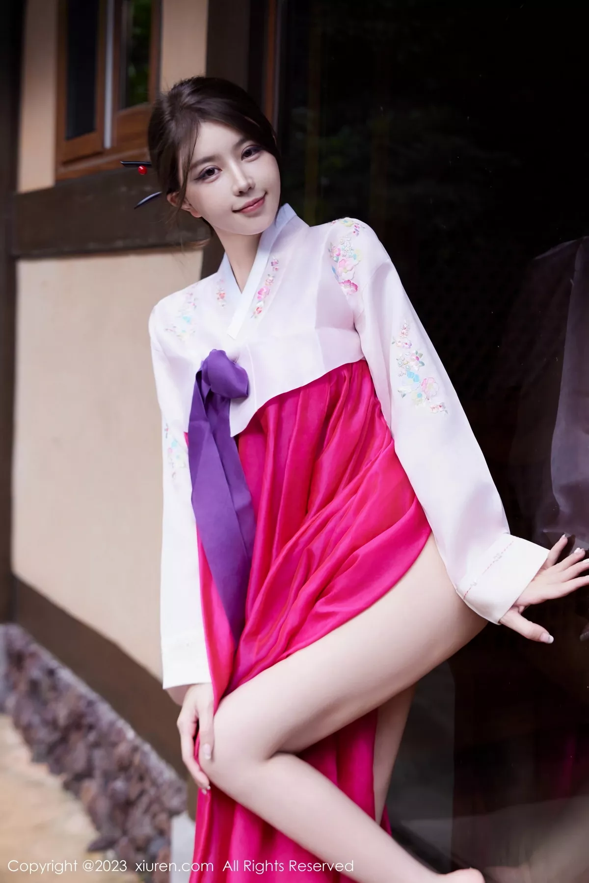 秀人集.com_[XiuRen秀人网]No.7522_模特tina_甜仔性感红色大长今服饰半脱秀凹凸身材惹火诱惑写真58P