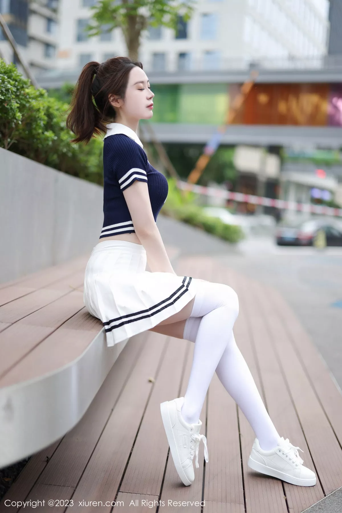 秀人集.com_[XiuRen秀人网]No.7416_模特梦心玥性感运动服饰穿搭粉色蕾丝内衣配白丝袜迷人诱惑写真81P