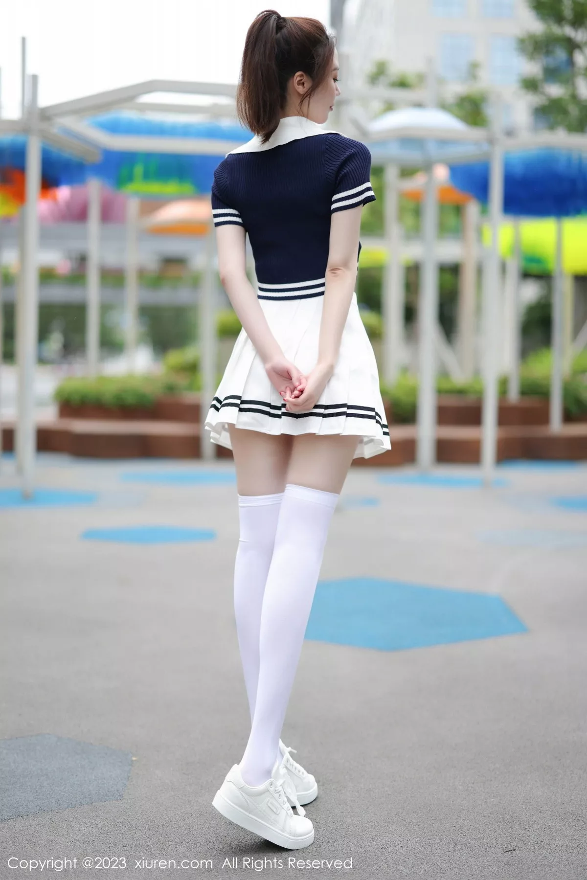 秀人集.com_[XiuRen秀人网]No.7416_模特梦心玥性感运动服饰穿搭粉色蕾丝内衣配白丝袜迷人诱惑写真81P