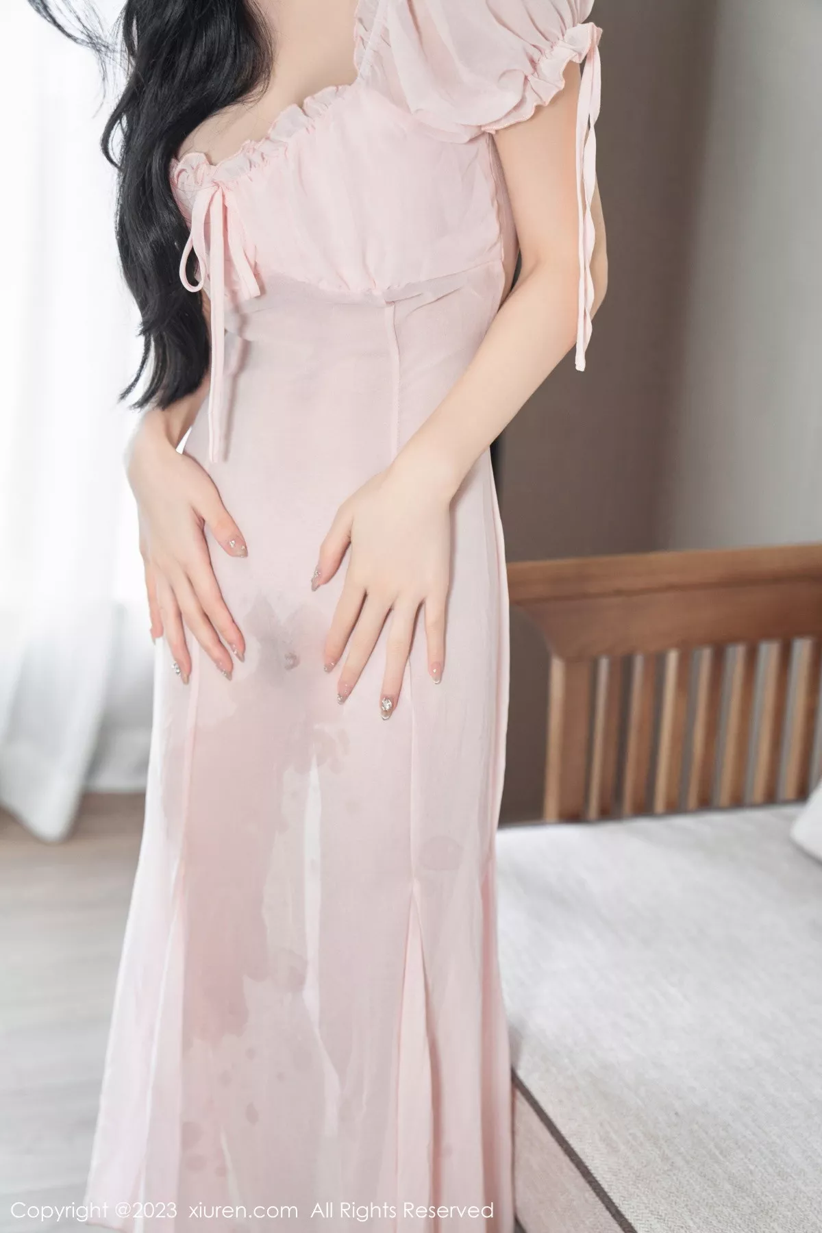 秀人集.com_[XiuRen秀人网]No.7615_女神周于希Sally私房性感粉色薄纱长裙透视秀惹火身材诱惑写真120P