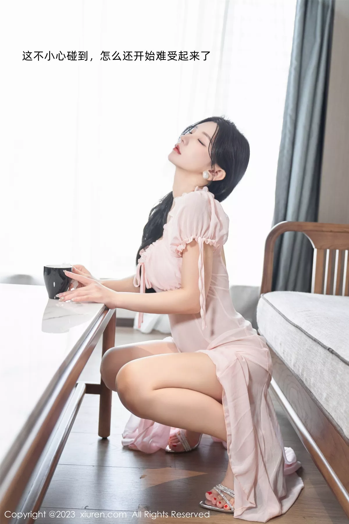 秀人集.com_[XiuRen秀人网]No.7615_女神周于希Sally私房性感粉色薄纱长裙透视秀惹火身材诱惑写真120P