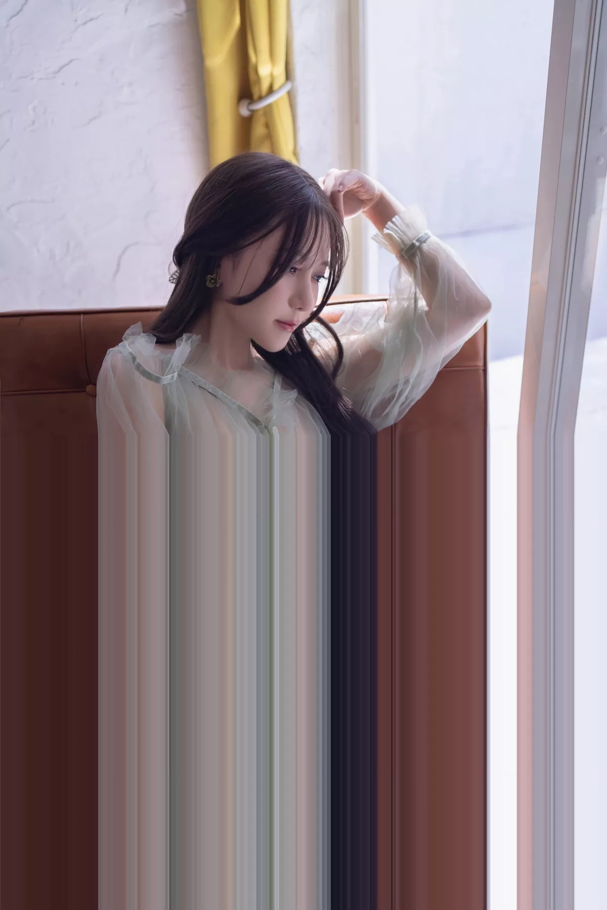 秀人集.com_[XiuRen秀人网]No.7614_模特鱼子酱Fish性感淡绿色薄纱裙透视秀惹火身材撩人诱惑写真80P