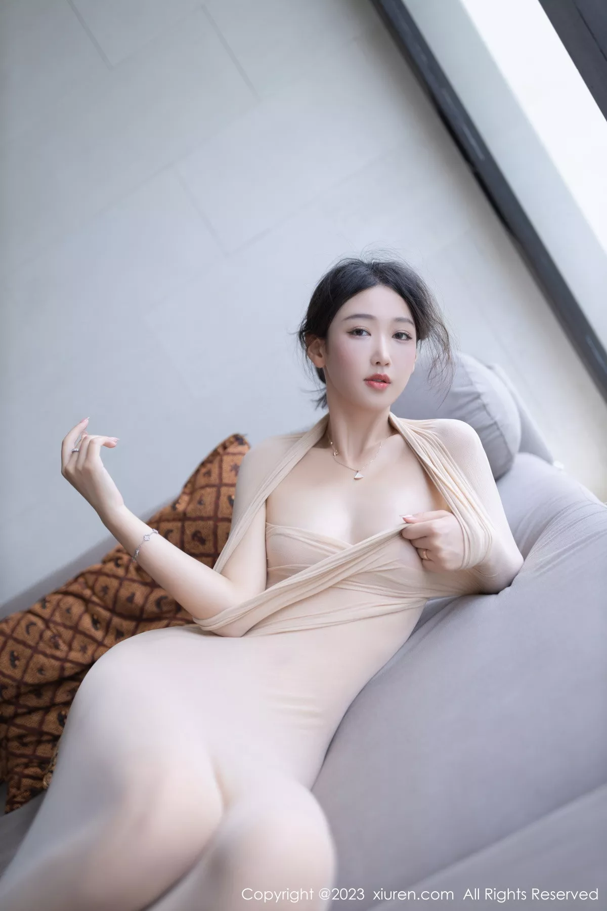 秀人集.com_[XiuRen秀人网]No.7621_模特唐安琪装在套子的人主题轻透薄纱裹身秀惹火身材诱惑写真79P