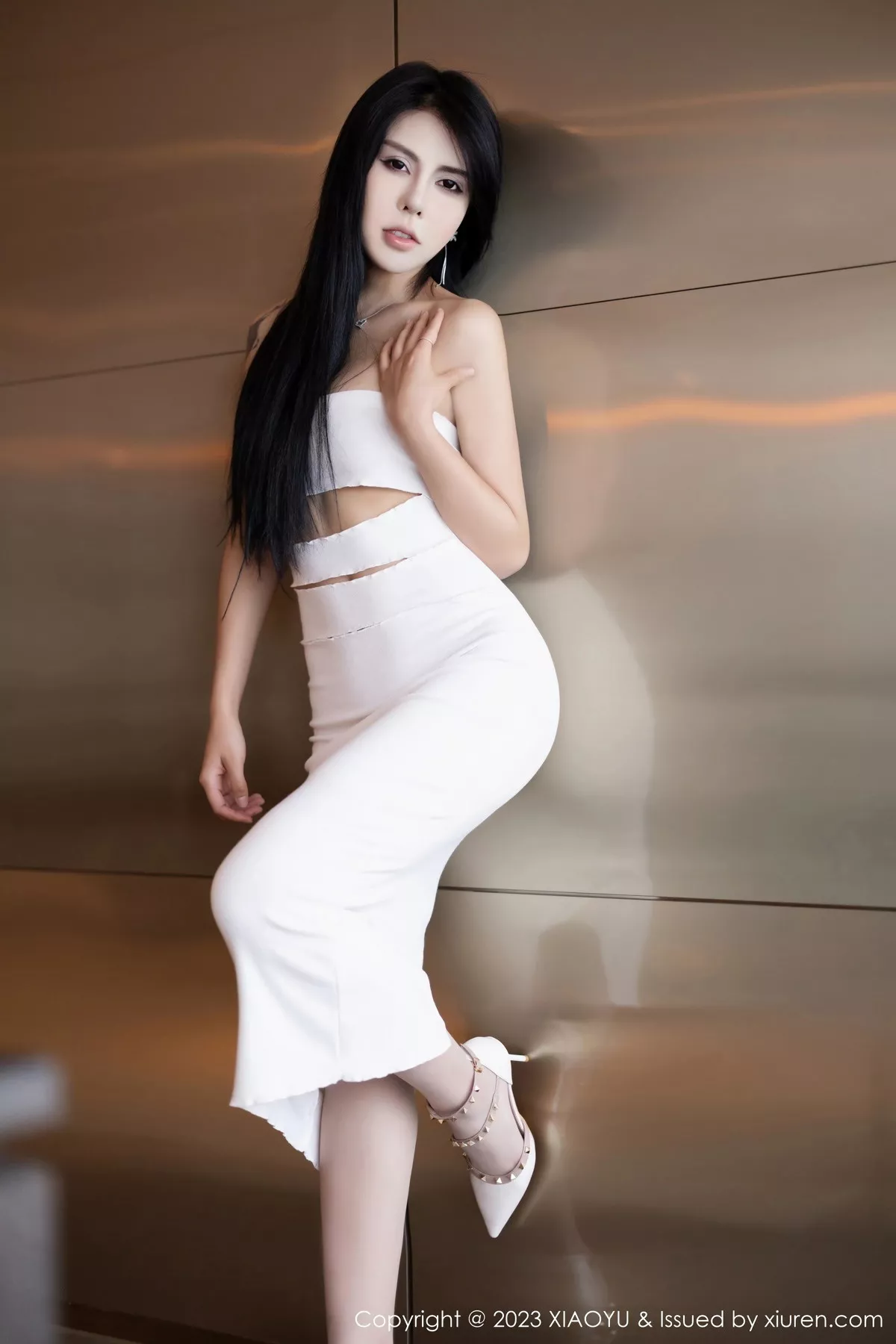 秀人集.com_[XiaoYu画语界]Vol.1141_模特金纯一性感黑色网纱情趣服饰配黑丝袜秀惹火身材诱惑写真88P