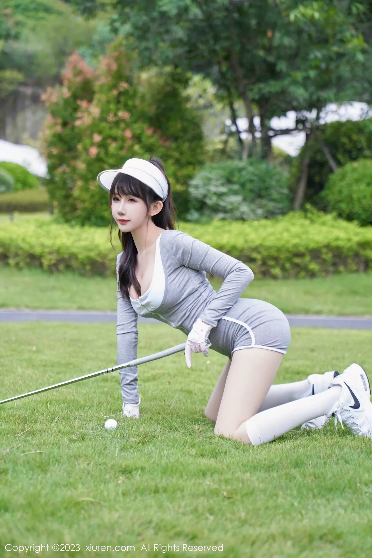 秀人集.com_[XiuRen秀人网]No.7657_模特波巧酱性感灰色运动套装露白色内衣秀凹凸身材完美诱惑写真84P