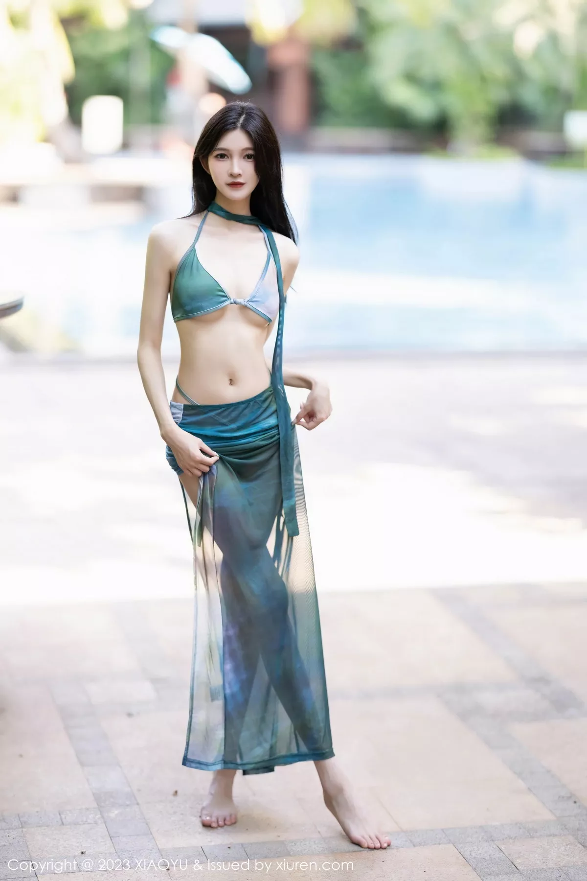 秀人集.com_[XiaoYu画语界]Vol.1146_模特程程程性感墨绿色比基尼+红色开胸服饰秀曼妙身姿诱惑写真86P