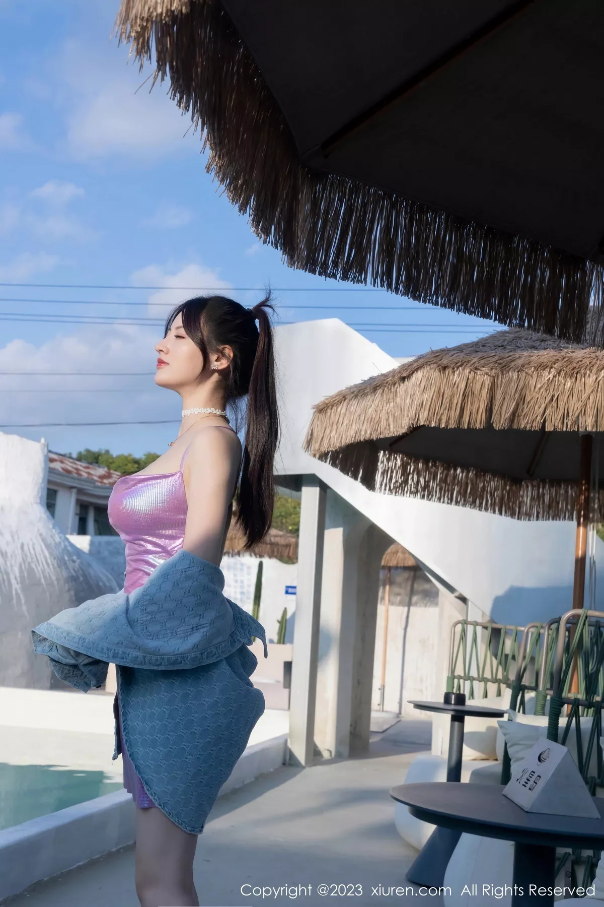 秀人集.com_[XiuRen秀人网]No.7565_模特诗诗kiki性感紫色吊带短裙+蓝灰死库水秀惹火身材诱惑写真80P