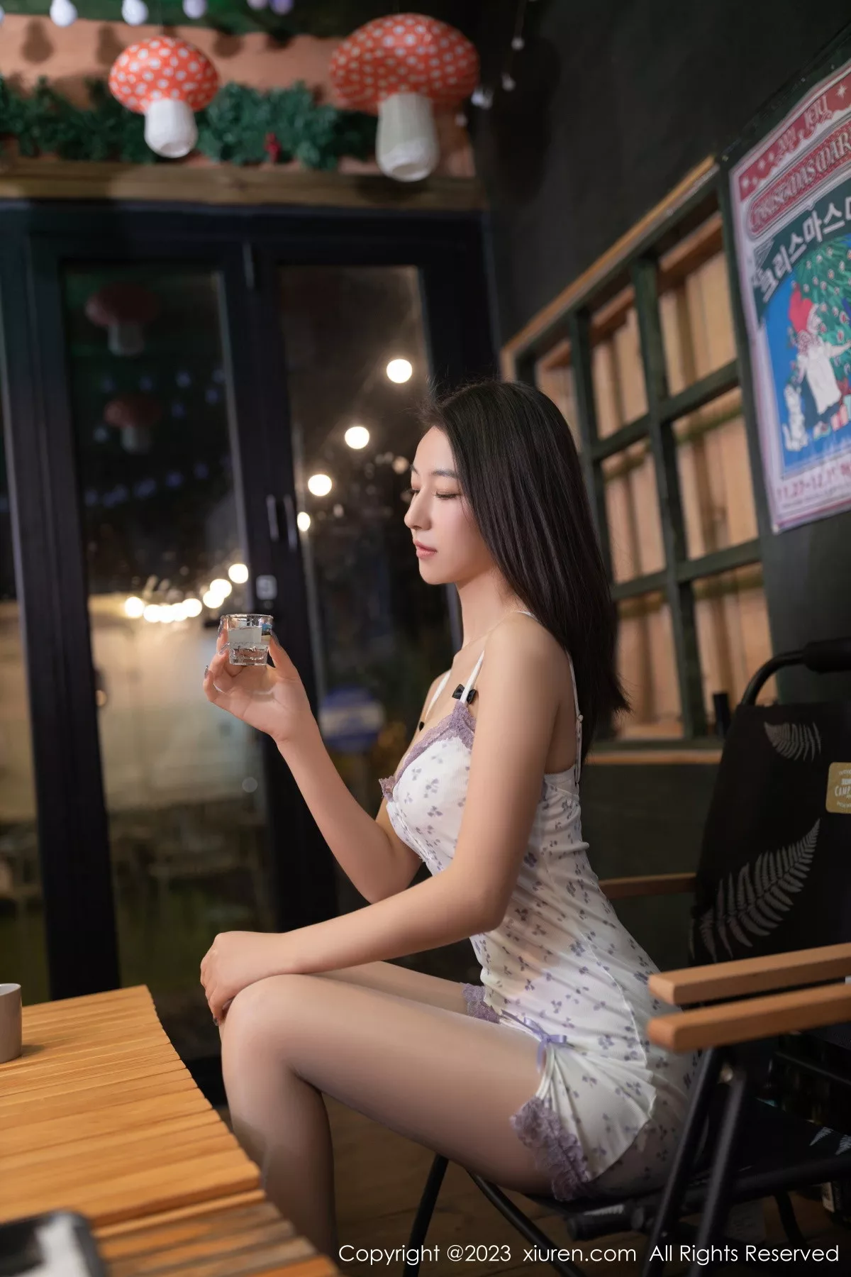 秀人集.com_[XiuRen秀人网]No.7694_模特熊小诺性感白色图案吊带短裙露白色内衣秀曼妙身姿诱惑写真76P